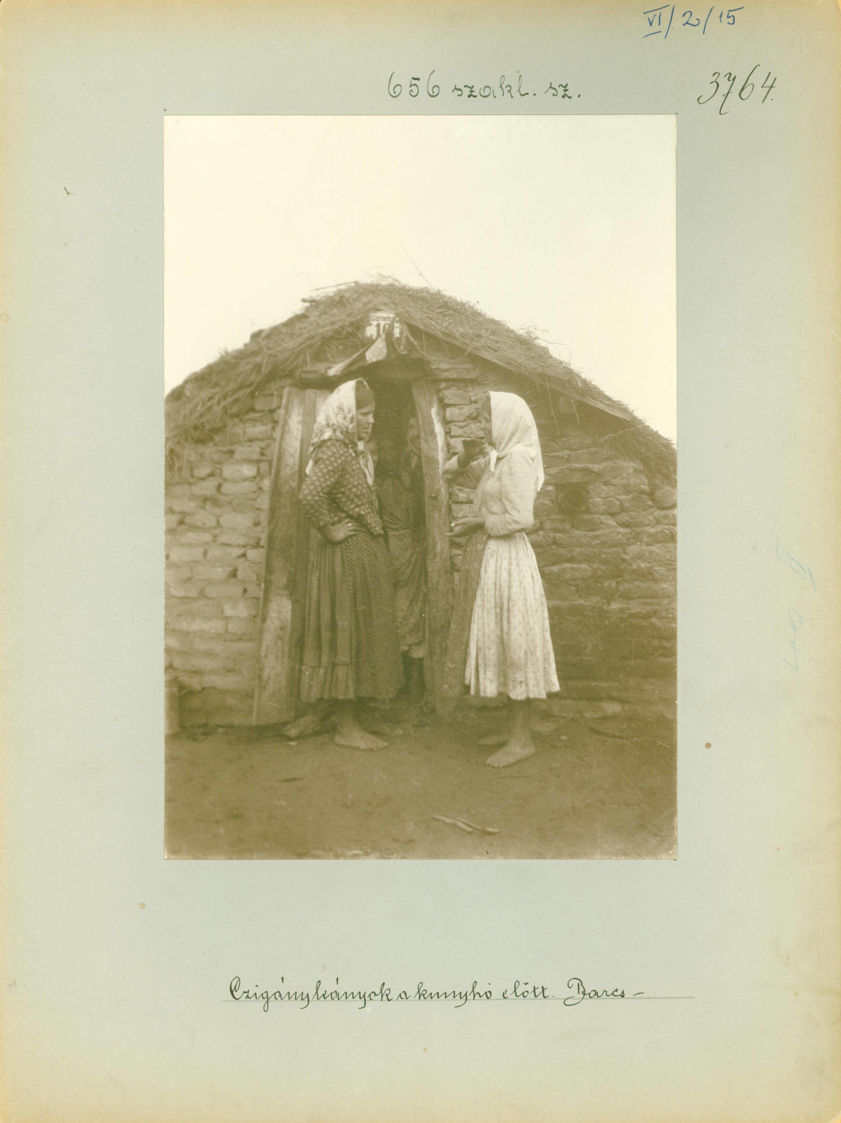Cigánylányok a kunyhó előtt (Rippl-Rónai Múzeum RR-F)