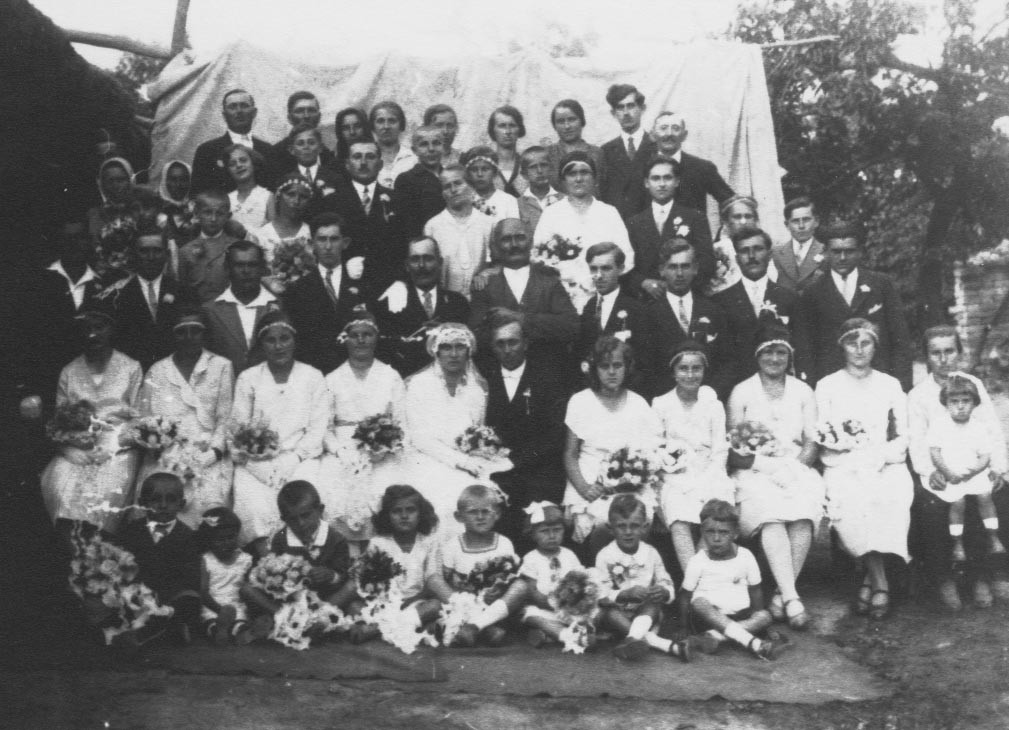 Sebestyén Kálmán esküvője 1923 körül. Sebestyén Lajos anyaga. (Rippl-Rónai Múzeum RR-F)