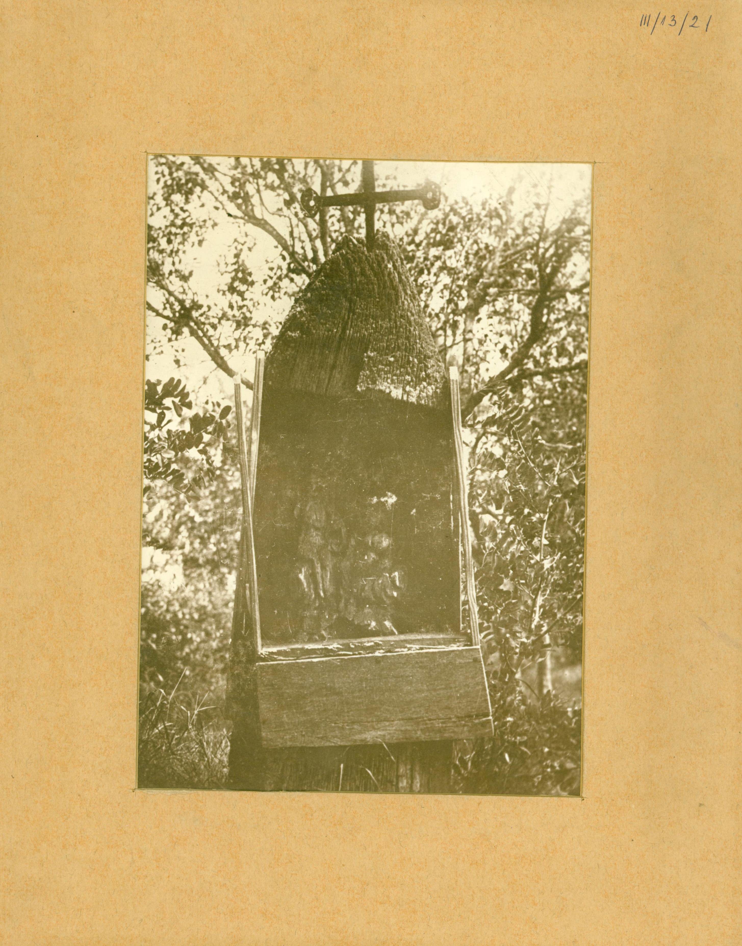 Szentkép fatörzsön Gombán (Rippl-Rónai Múzeum RR-F)