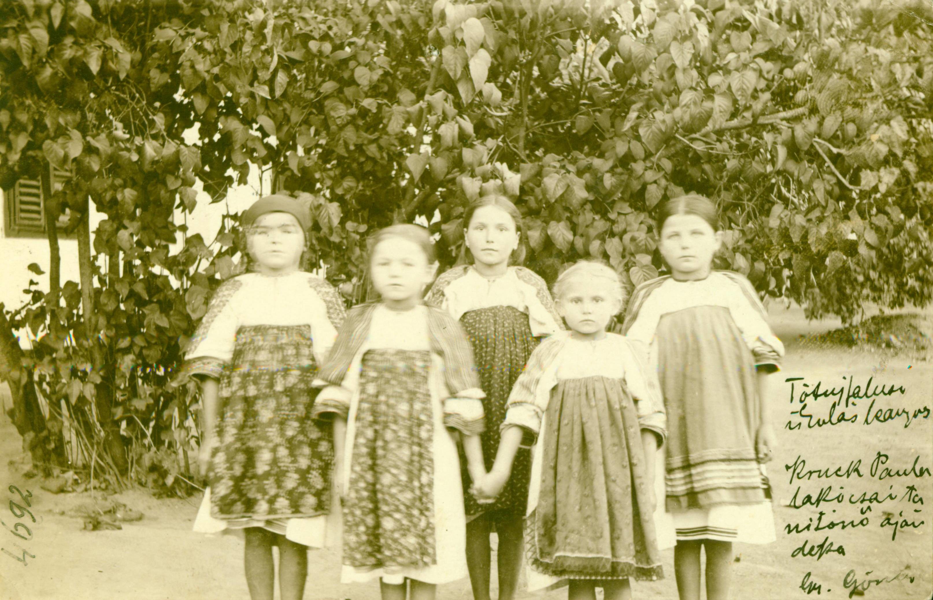 Tótújfalusi iskolás lányok (Rippl-Rónai Múzeum RR-F)