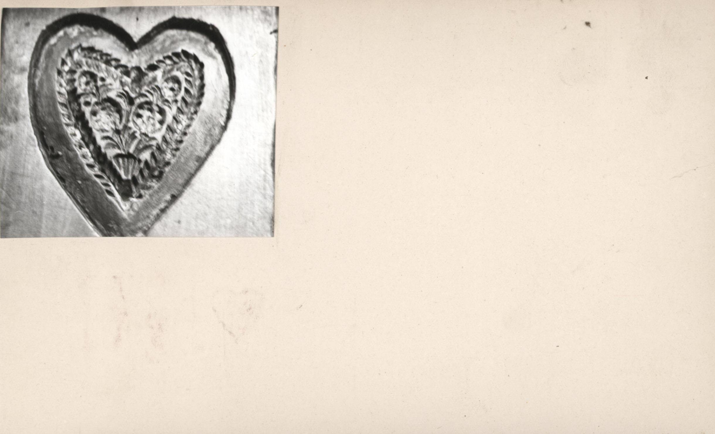 Bábsütő forma (szív és babaalak) (Rippl-Rónai Múzeum RR-F)
