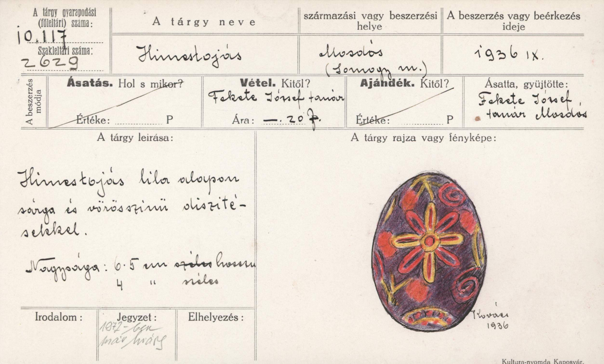 Hímes tojás (Rippl-Rónai Múzeum RR-F)