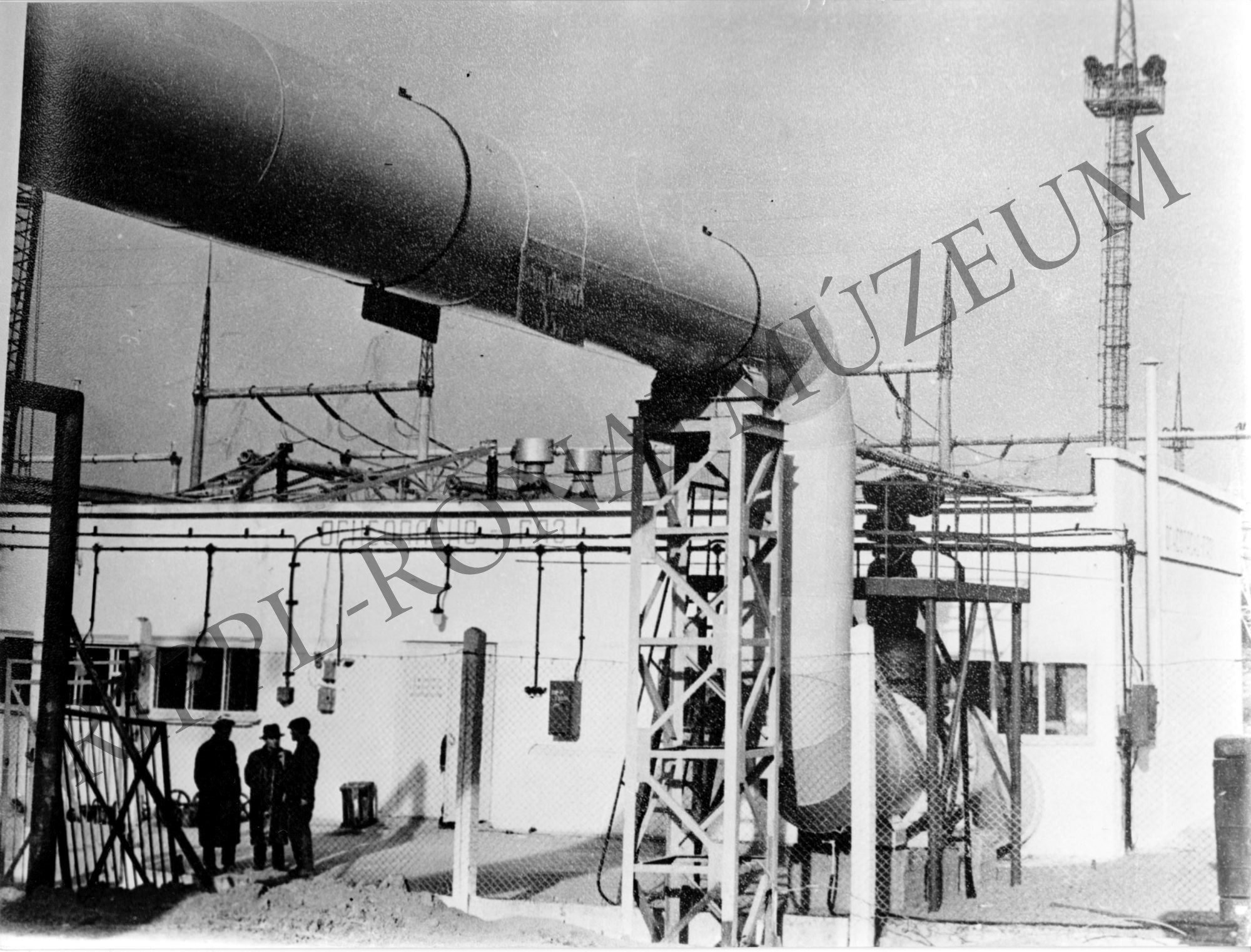 A kalinyini gázelosztó állomás (Rippl-Rónai Múzeum CC BY-NC-SA)