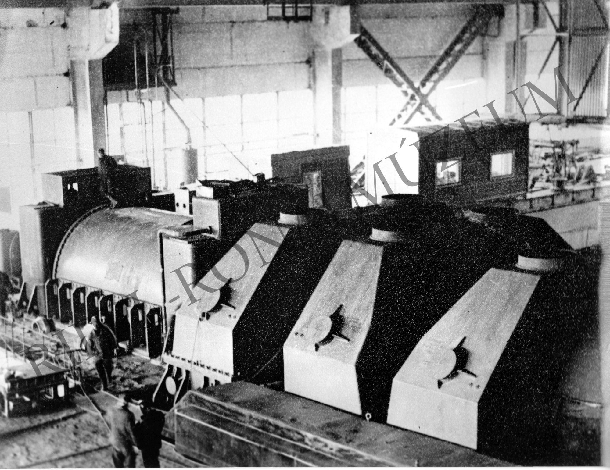 A kalinyini hőerőmű 3000 KW-os turbógenerátora (Rippl-Rónai Múzeum CC BY-NC-SA)