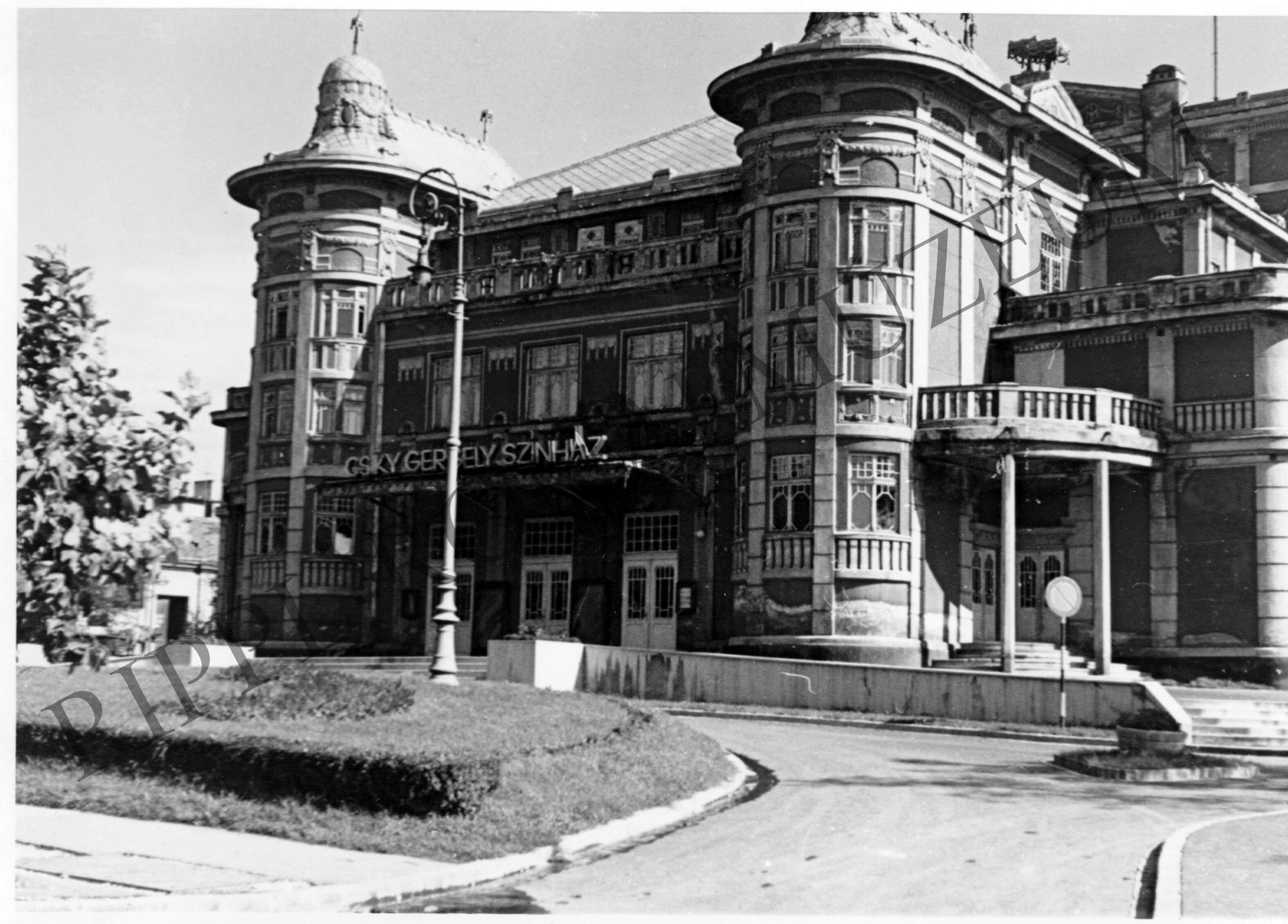 A kaposvári Csiky Gergely Színház (Rippl-Rónai Múzeum CC BY-NC-SA)