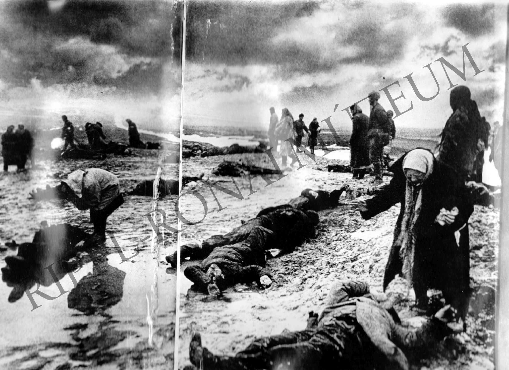 A nácik a megszállt területek polgári lakosságát gyilkolták (Rippl-Rónai Múzeum CC BY-NC-SA)