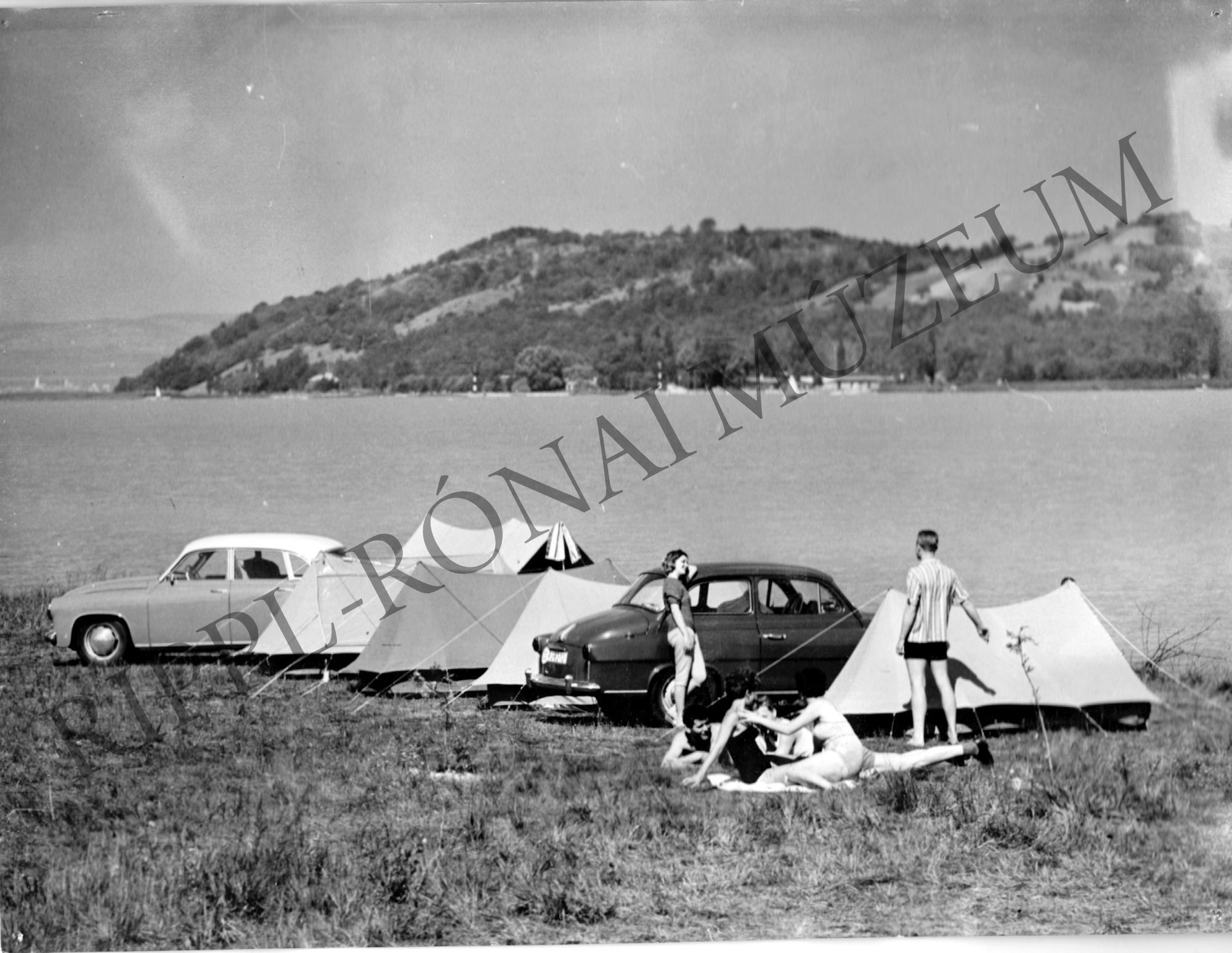 A zamárdi camping (Rippl-Rónai Múzeum CC BY-NC-SA)