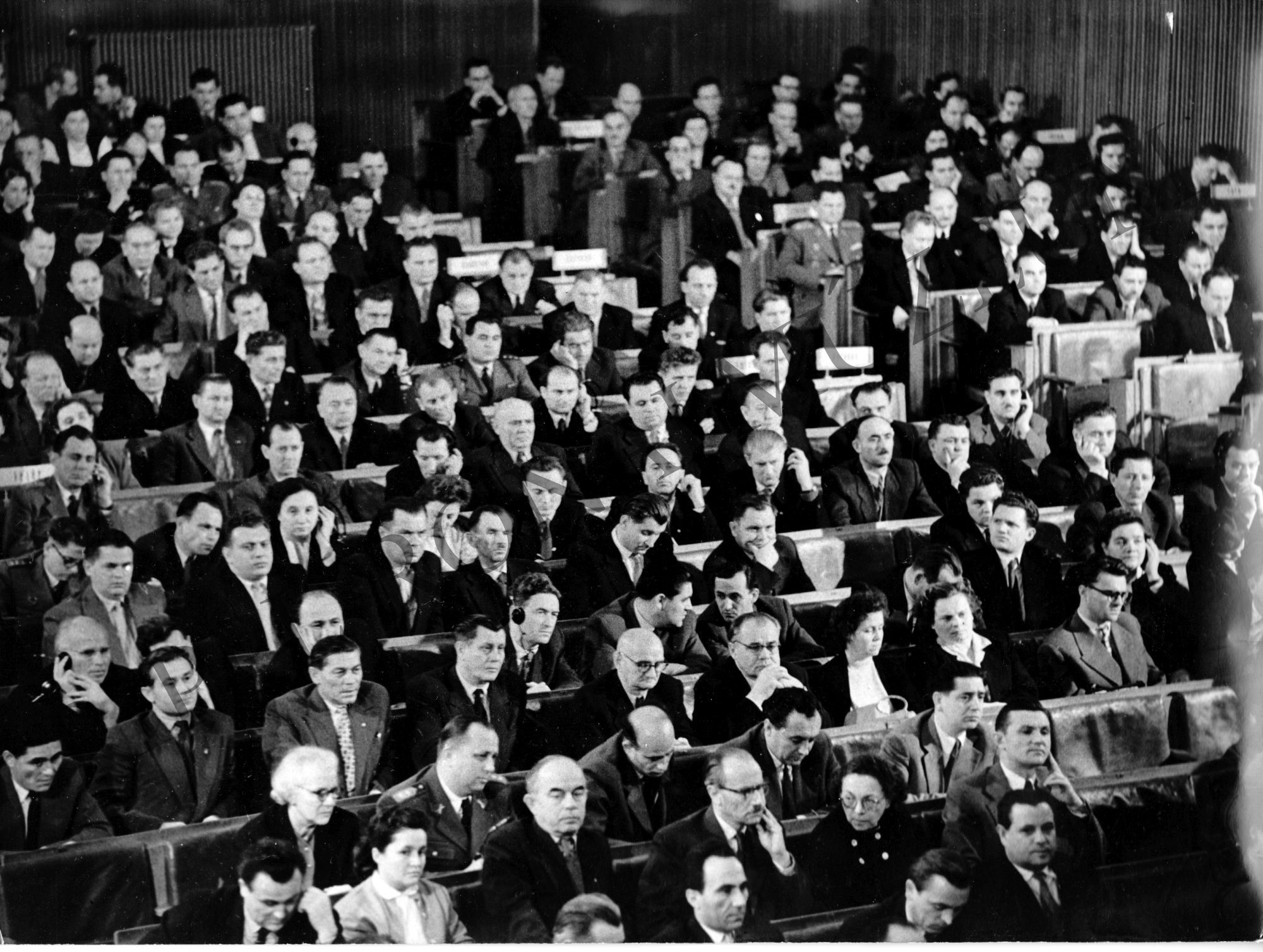 Az MSZMP VII. kongresszusa. 1957. november 30-december 5. (Rippl-Rónai Múzeum CC BY-NC-SA)
