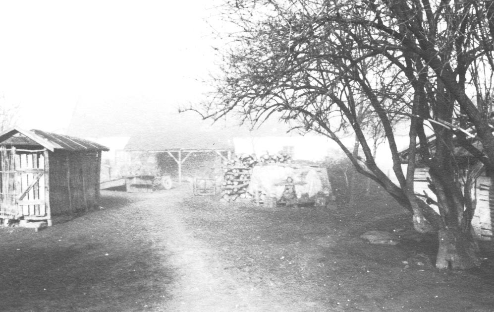 Az udvar látképe, háttérben a kovácsműhely. Nézet D-ről (Rippl-Rónai Múzeum CC BY-NC-ND)