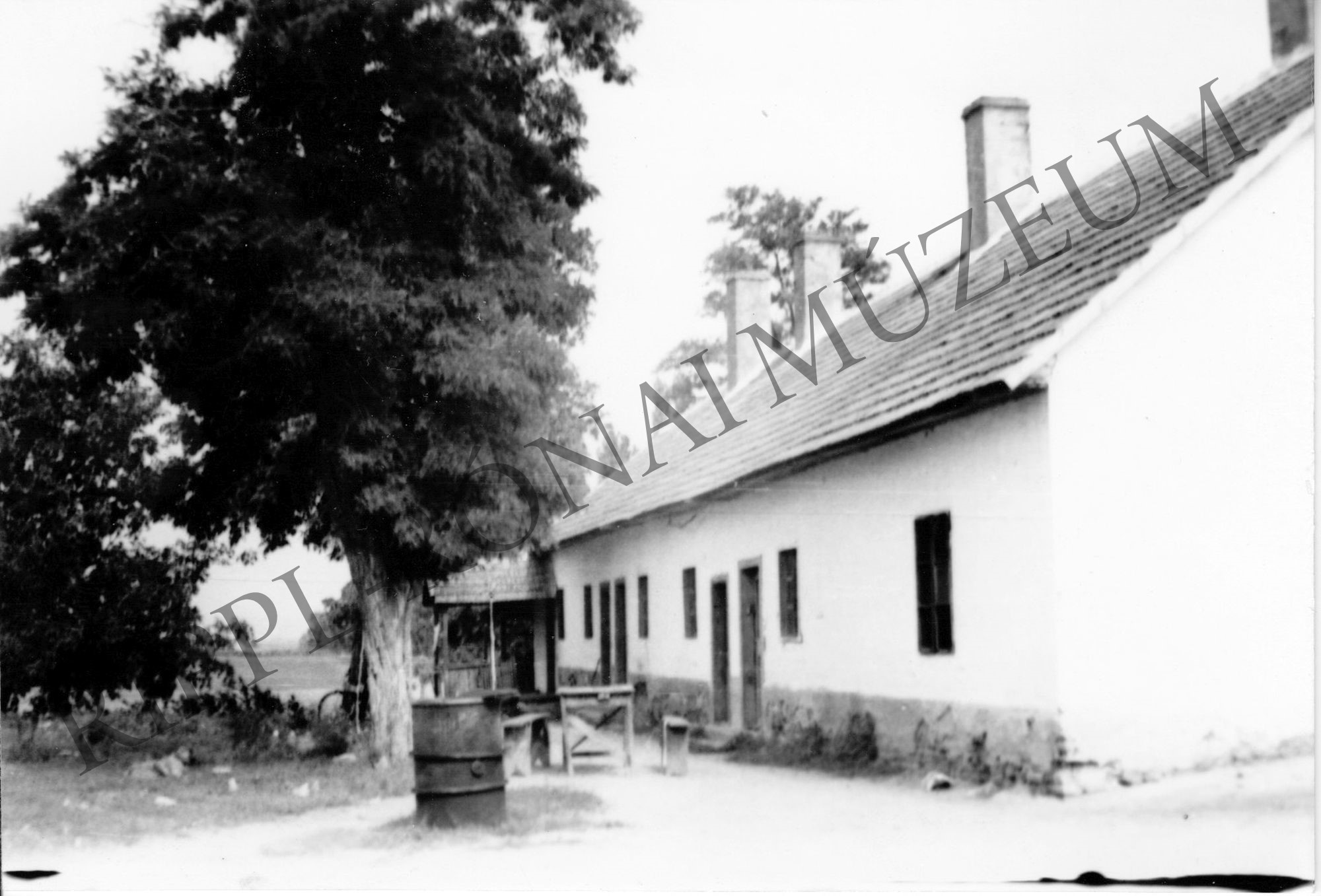 Cselédház Sávolyon - az udvar felől (Rippl-Rónai Múzeum CC BY-NC-SA)
