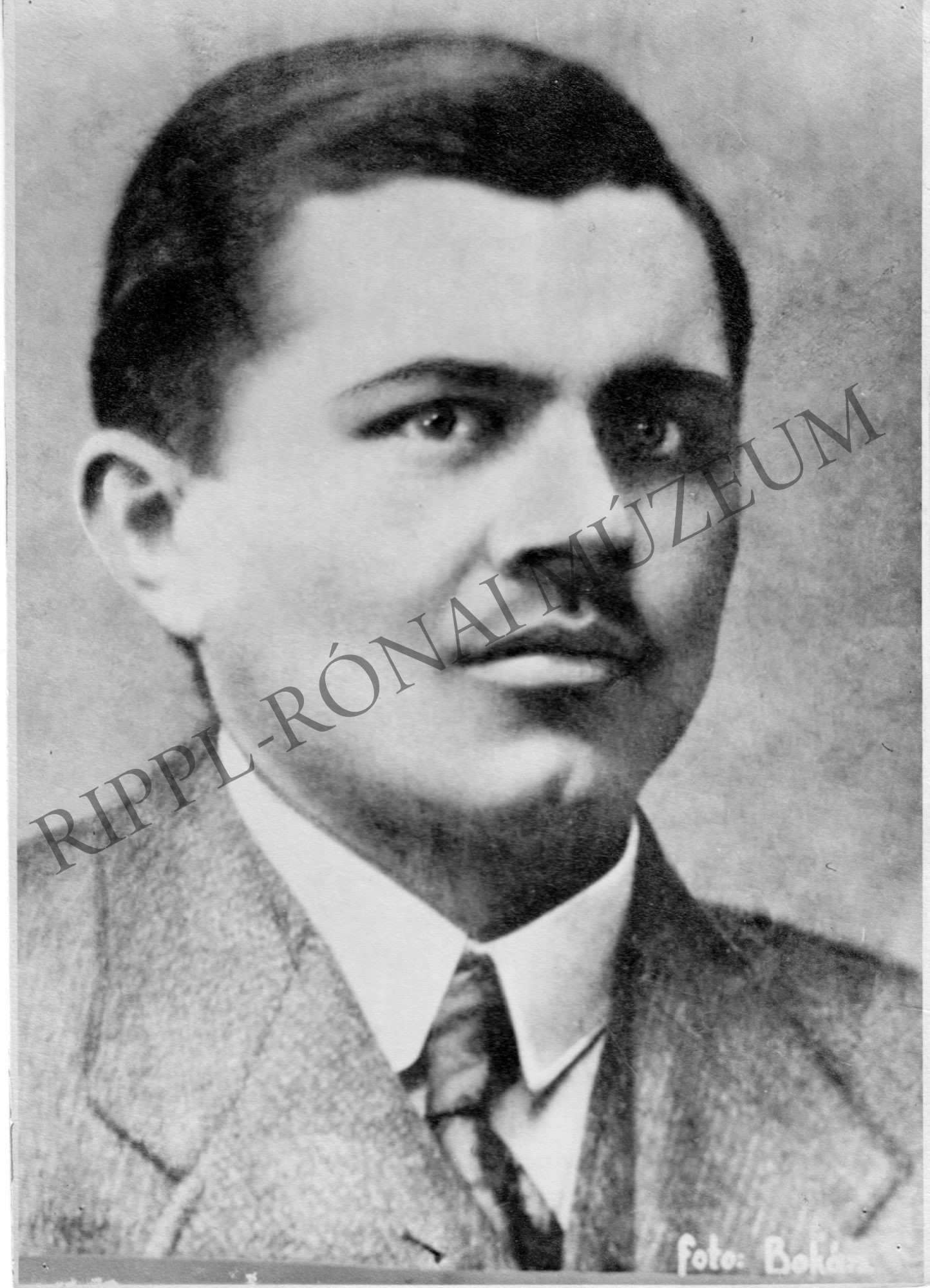 Farkas János csurgói párttitkár (1882. január 1. Tóti - 1919. szeptember 17. Kaposvár) (Rippl-Rónai Múzeum CC BY-NC-SA)