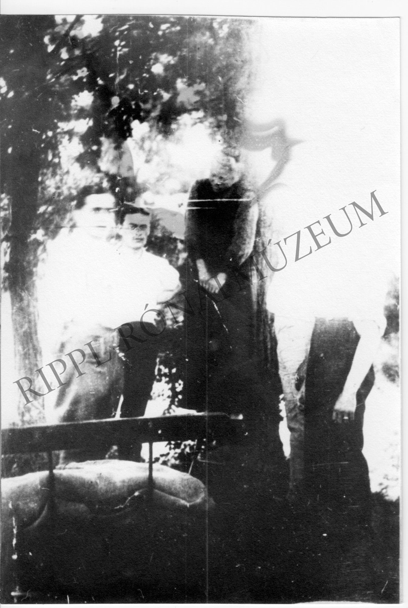 Fehér Bélánét akasztják a Siebenlist-különítmény tisztjei.1919. augusztus 24. Tab (Rippl-Rónai Múzeum CC BY-NC-SA)