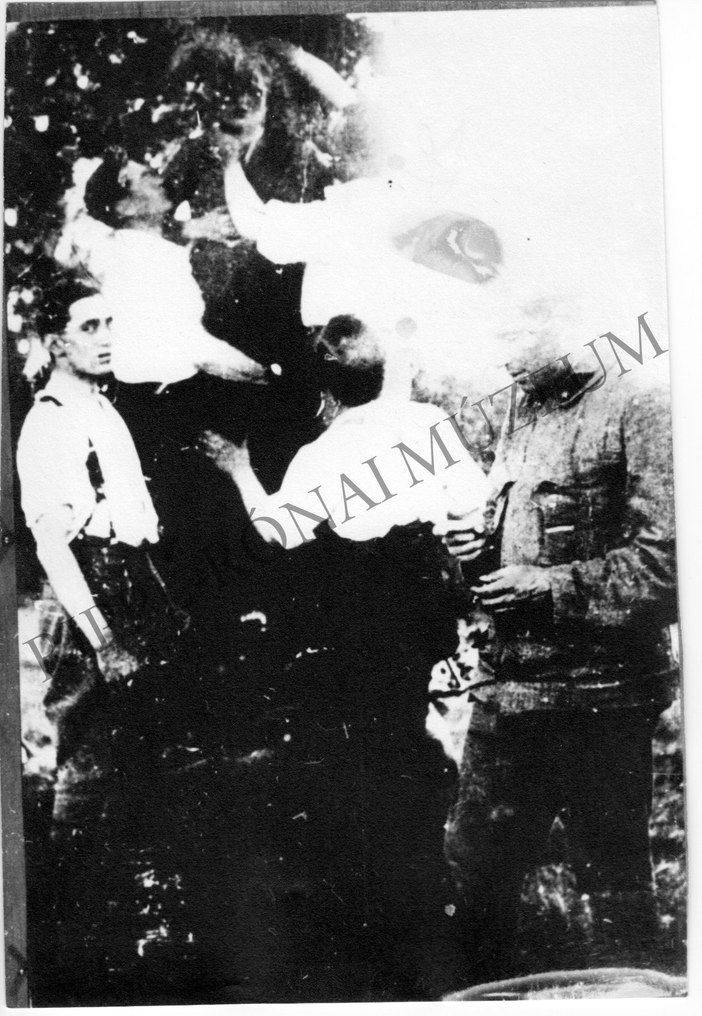 Fehérterroristák Székely Sándort akasztják. Tab, 1919. (Rippl-Rónai Múzeum CC BY-NC-SA)
