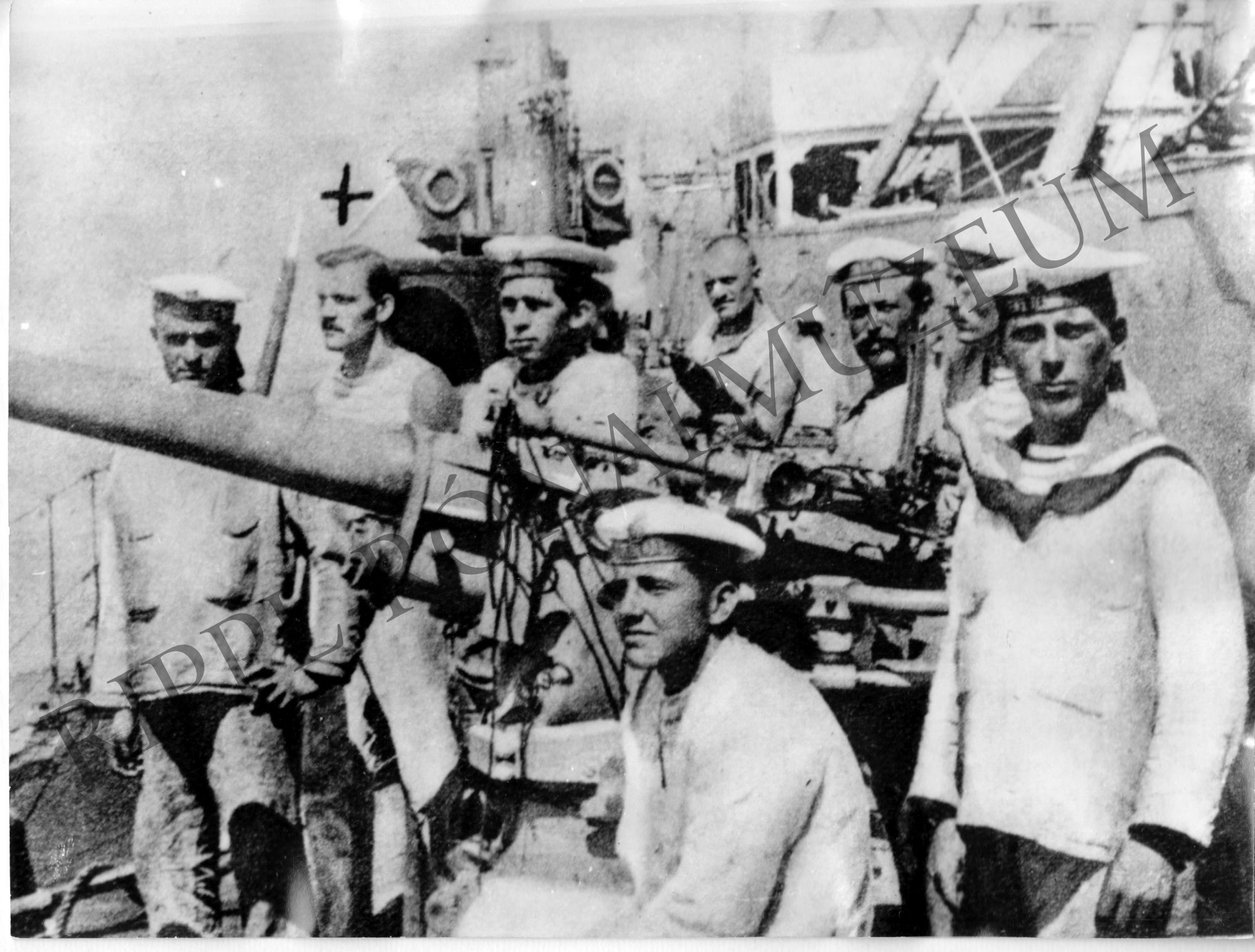 Felkelő matrózok. 1919. (Rippl-Rónai Múzeum CC BY-NC-SA)
