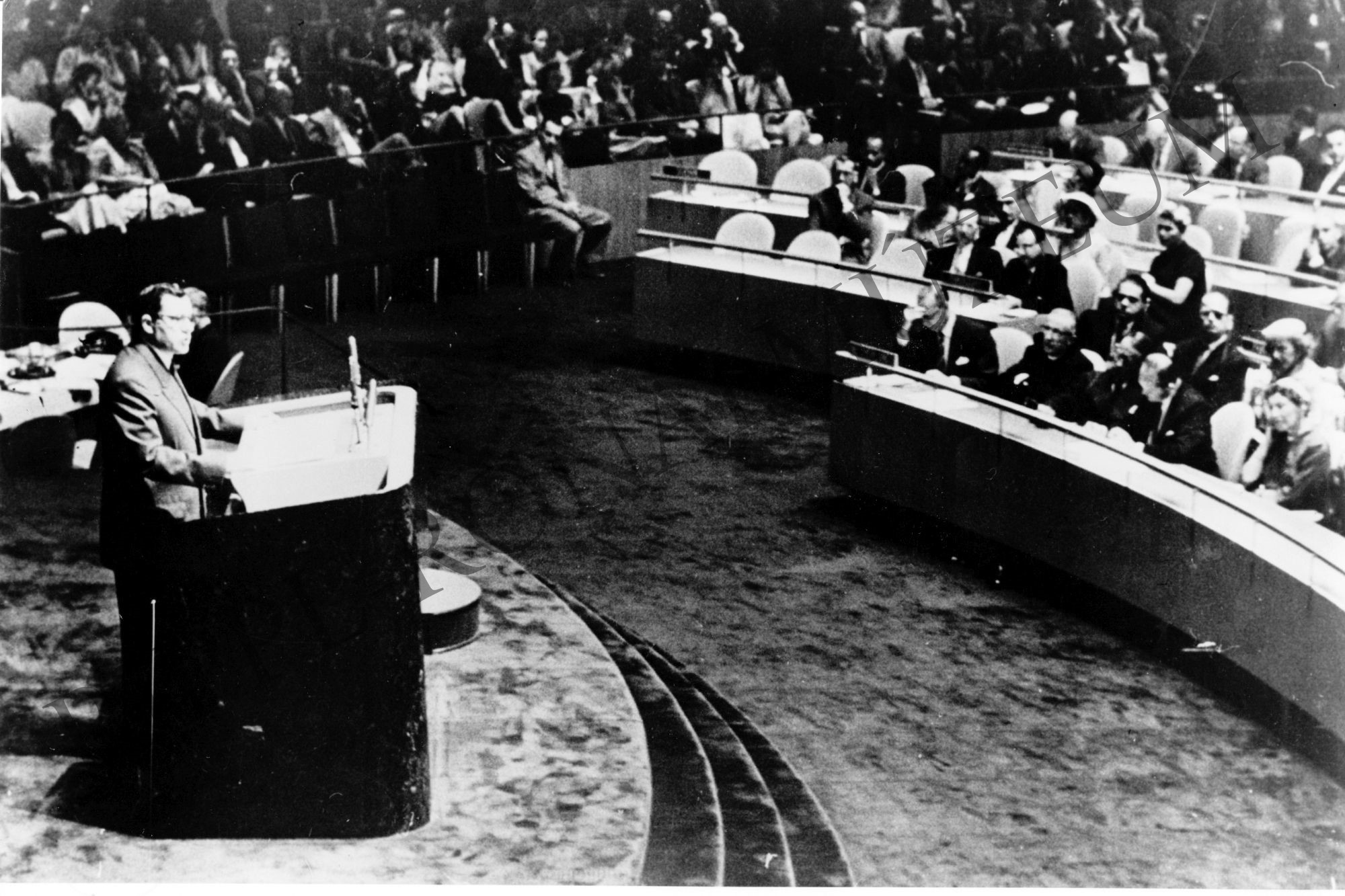 Gromiko felszólalása az ENSZ-ben (Rippl-Rónai Múzeum CC BY-NC-SA)