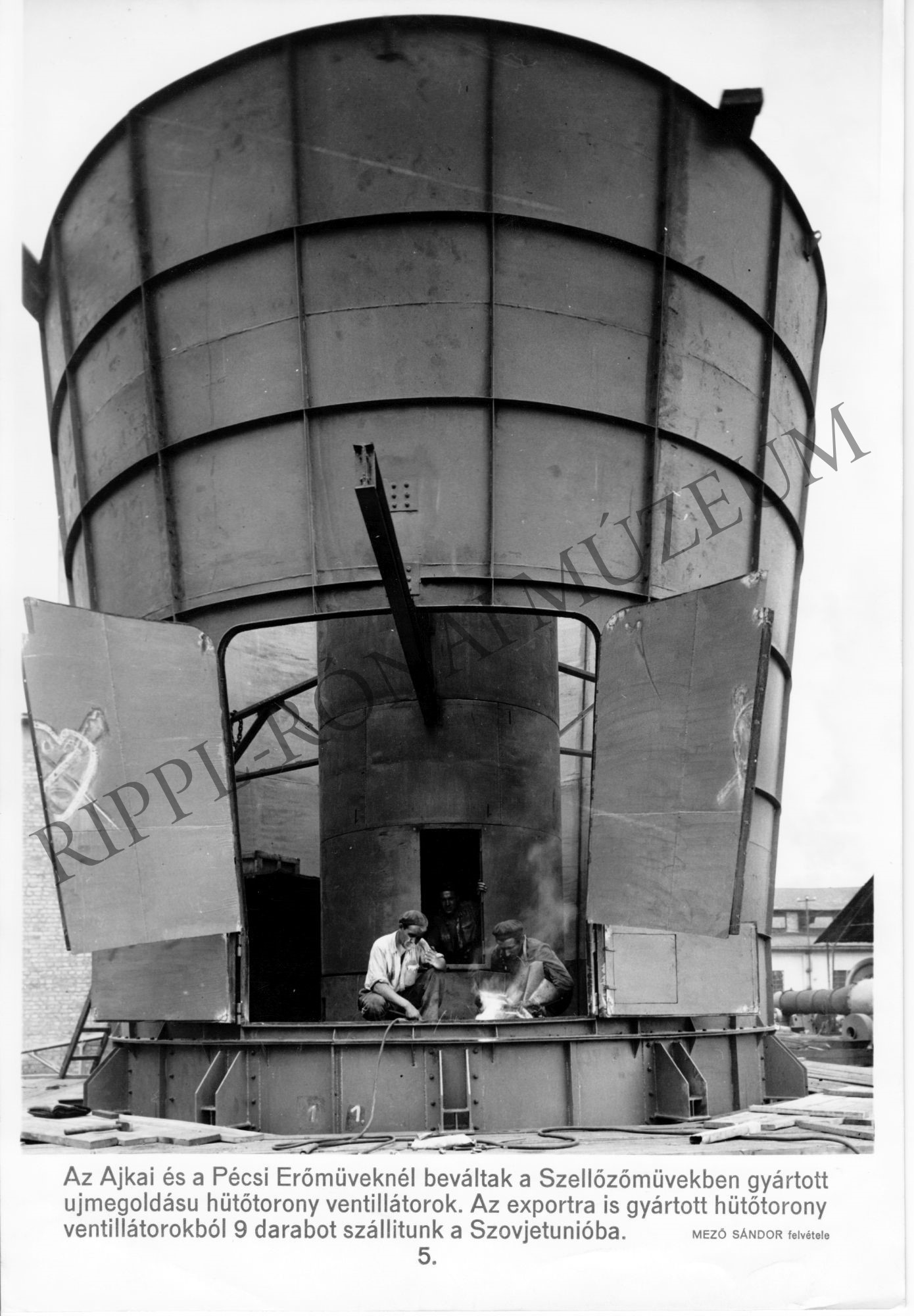 Hűtőtorony-ventilátor (Rippl-Rónai Múzeum CC BY-NC-SA)