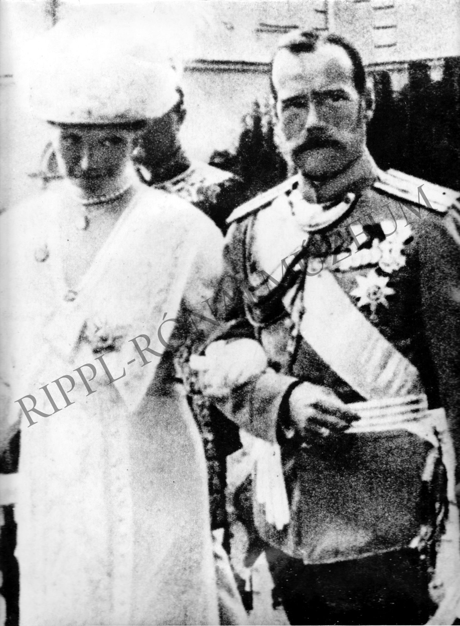 II. Miklós cár és felesége (Rippl-Rónai Múzeum CC BY-NC-SA)