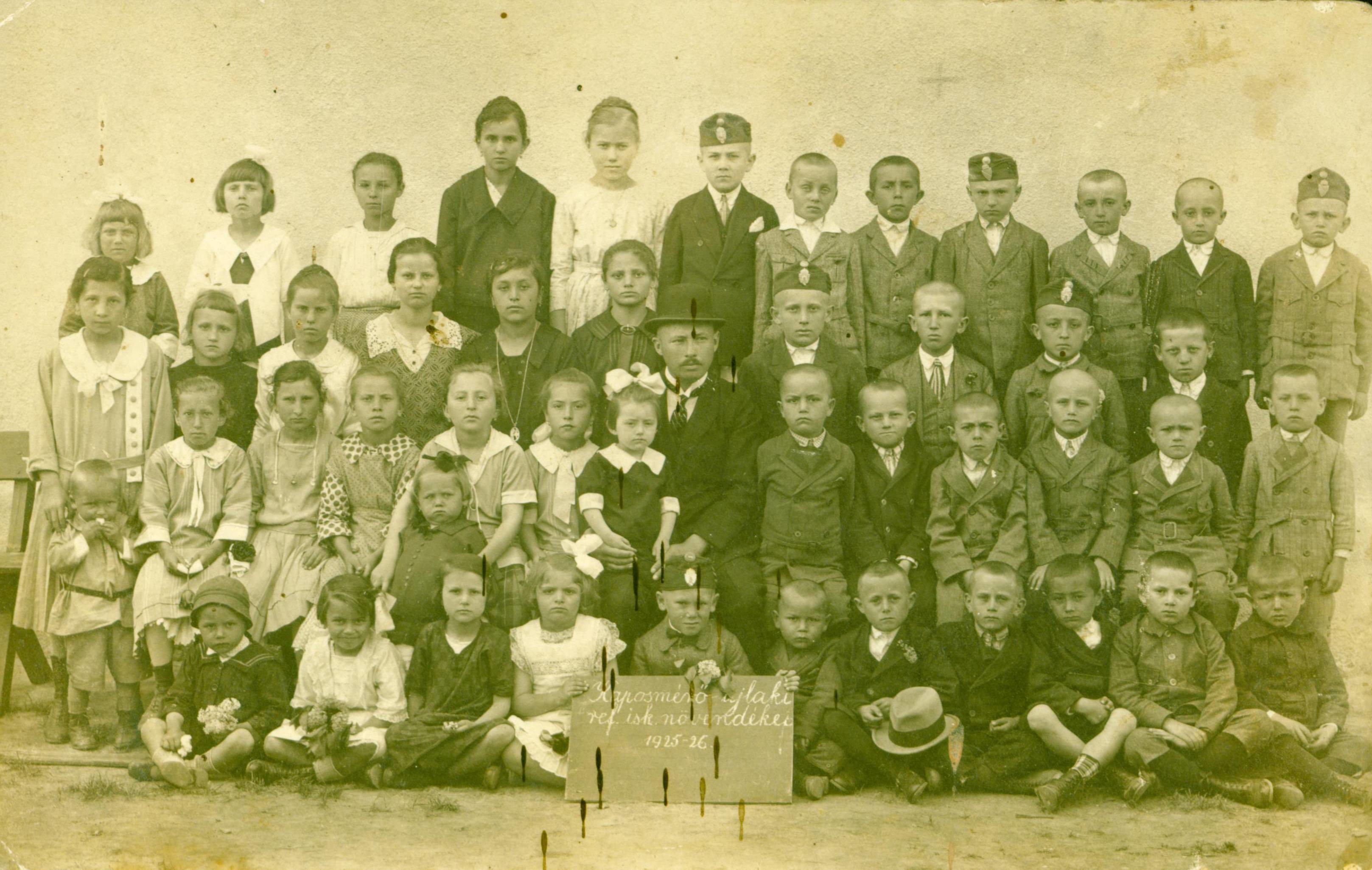 Kaposmérő-kaposújlaki református iskola 1925-26 (Rippl-Rónai Múzeum CC BY-NC-ND)