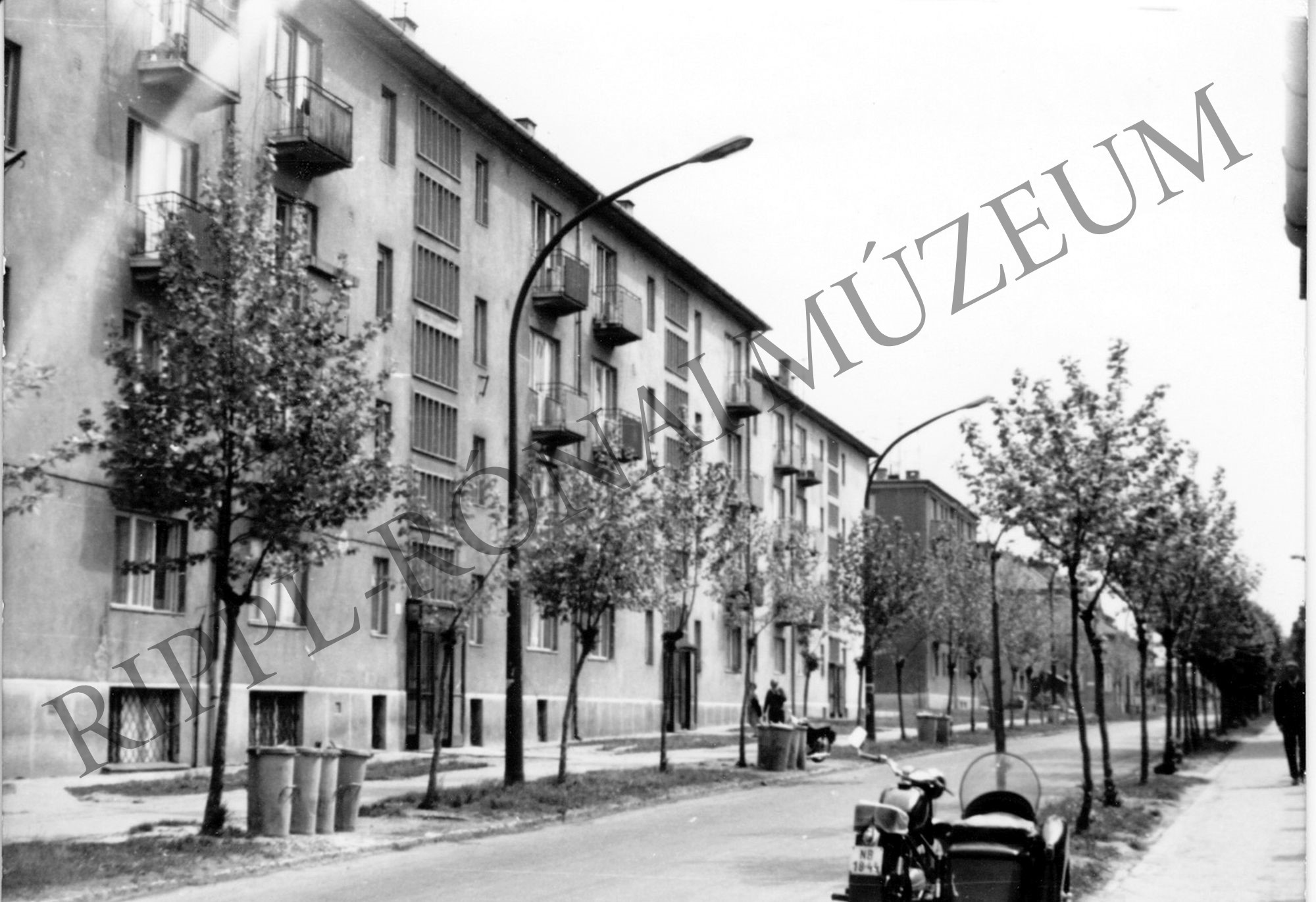 Kaposvár - az 1950-ben épült Beloiannisz utca (Rippl-Rónai Múzeum CC BY-NC-SA)