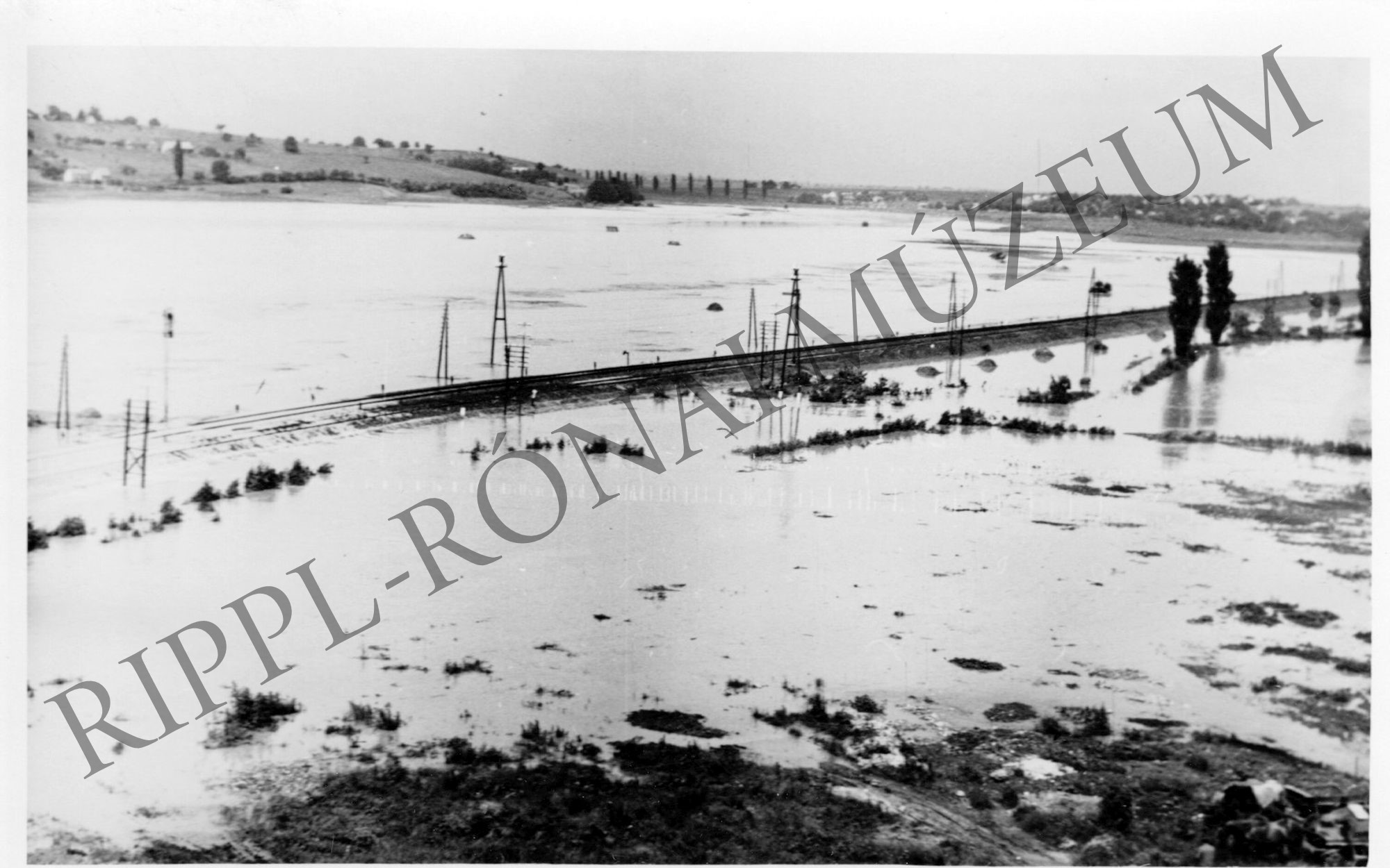 Kaposvári árvíz, 1951. (Rippl-Rónai Múzeum CC BY-NC-SA)