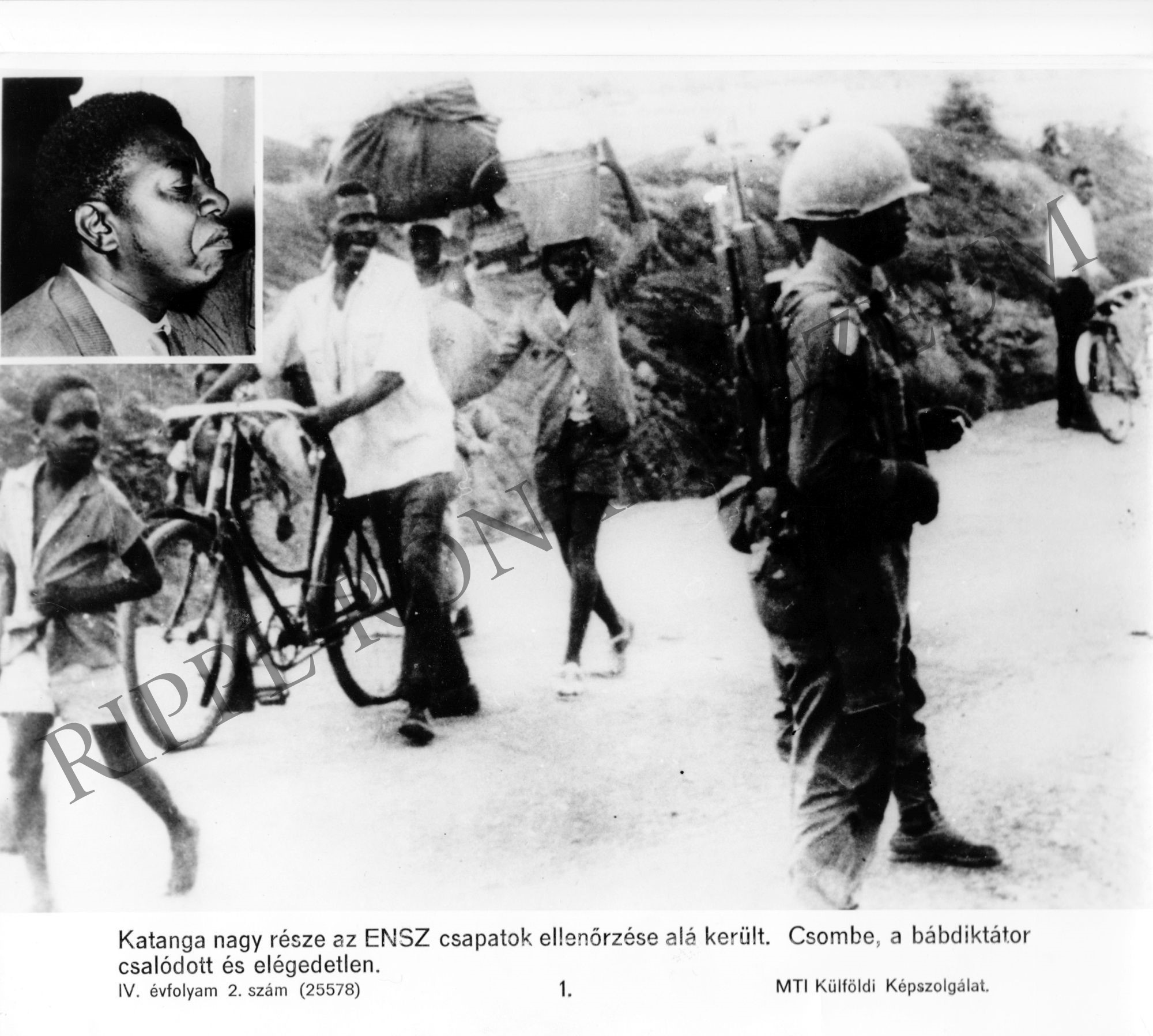Katanga nagy része az ENSZ-csapatok ellenőrzése alá került. (Rippl-Rónai Múzeum CC BY-NC-SA)