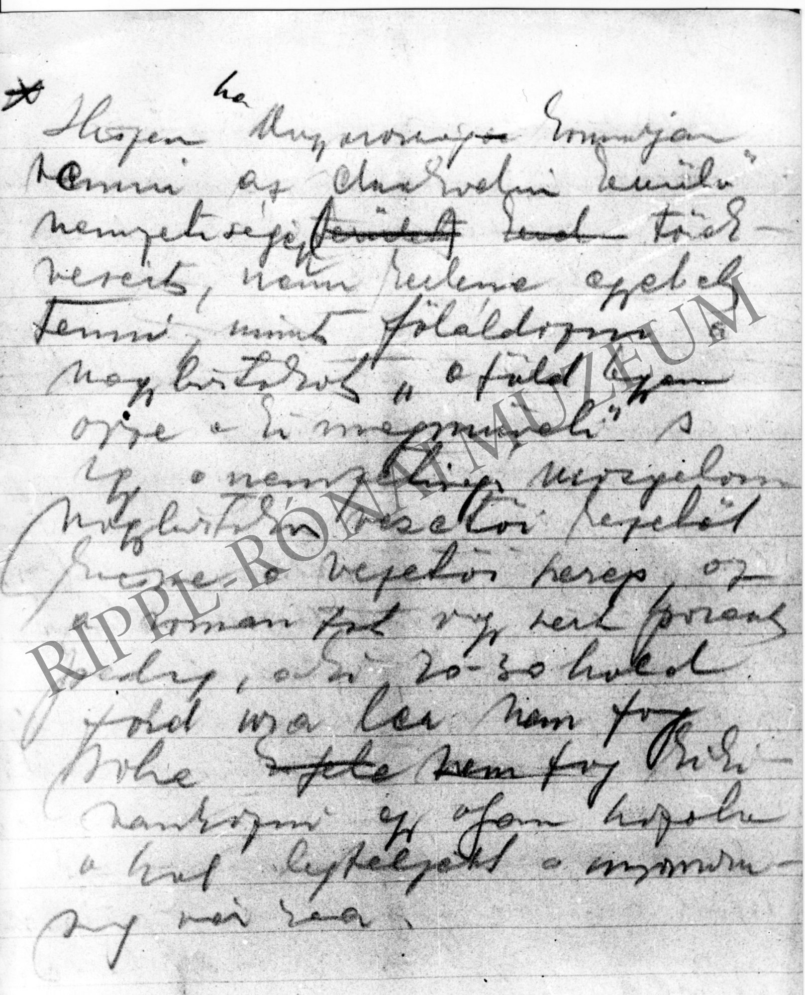 Latinca Sándor röpirata: "Nem kell hadsereg!" címmel Bp., 1918. dec. 2. 38. old. (Rippl-Rónai Múzeum CC BY-NC-SA)