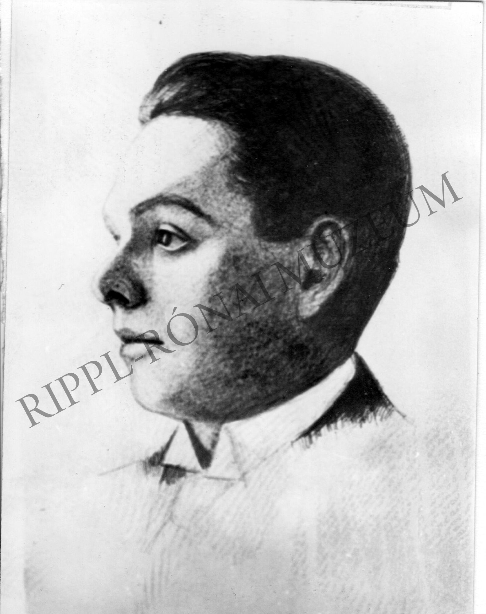 Lőbl Jenő (1896-1919) kereskedősegéd, 1919-es marcali mártír (Rippl-Rónai Múzeum CC BY-NC-SA)
