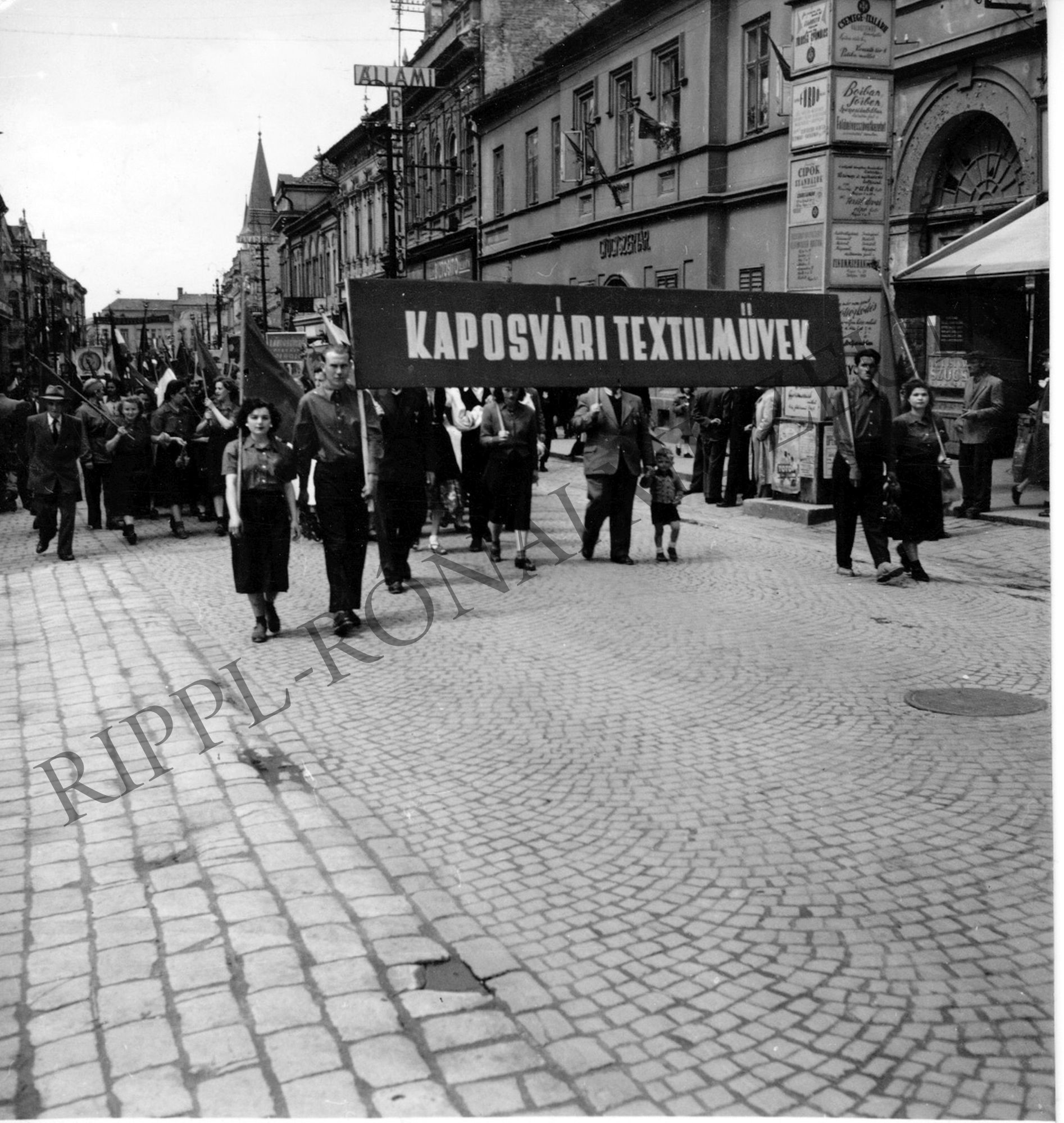 Május elsejei ünnepség és választói nagygyűlés Kaposváron (Rippl-Rónai Múzeum CC BY-NC-SA)