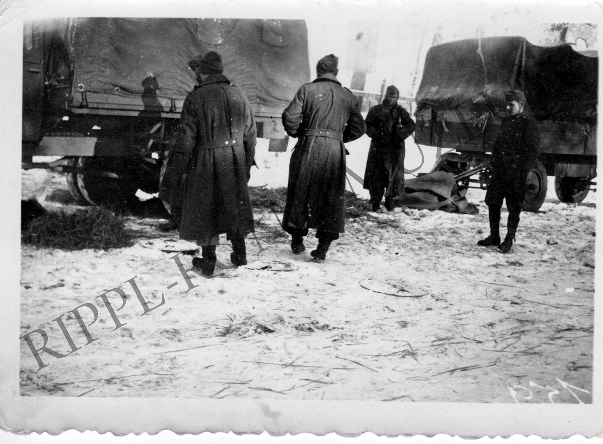 Német oszlop leállása Kijev térségében (Rippl-Rónai Múzeum CC BY-NC-SA)