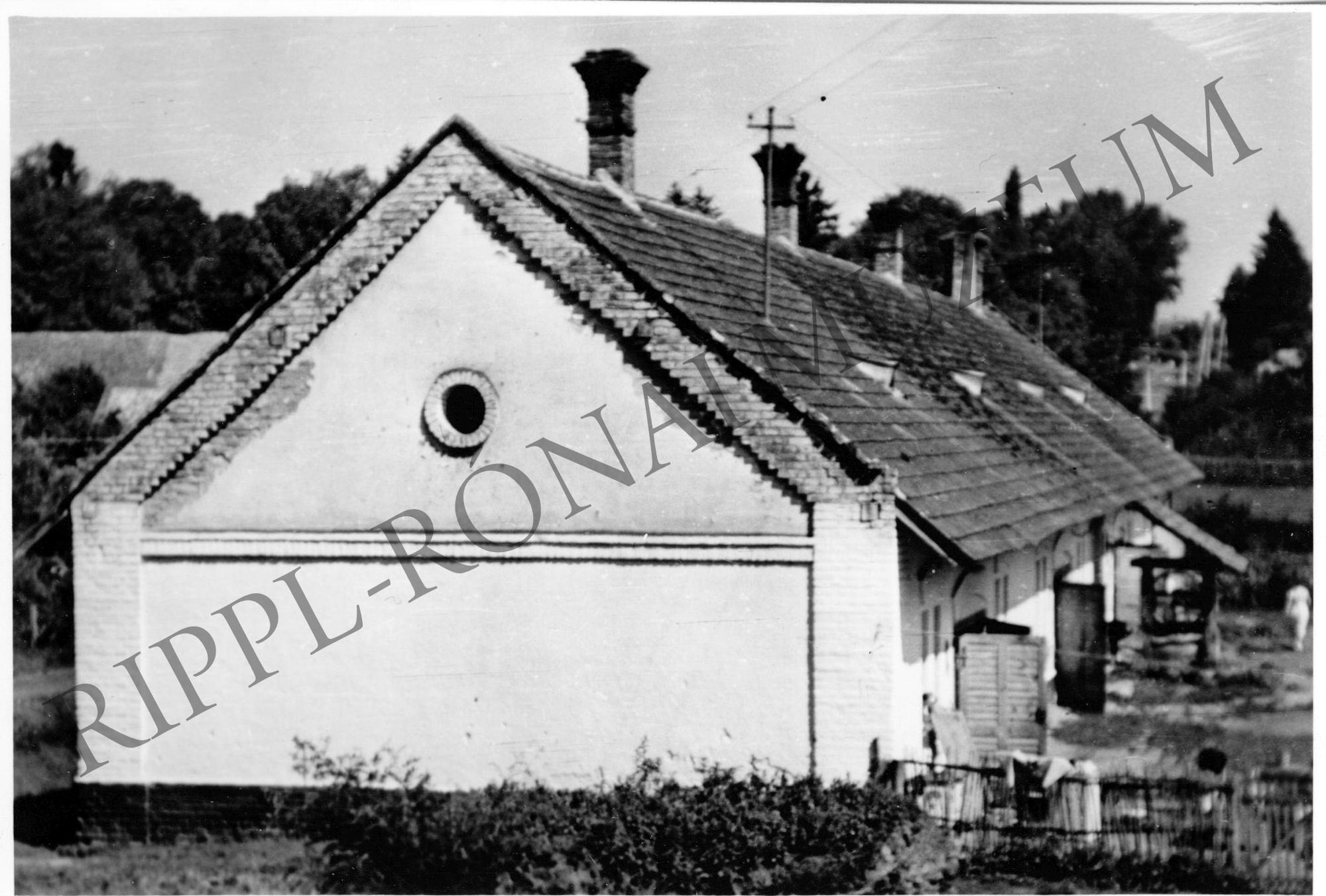Osztopán felőli út mentén álló ház - az udvar felől (Rippl-Rónai Múzeum CC BY-NC-SA)