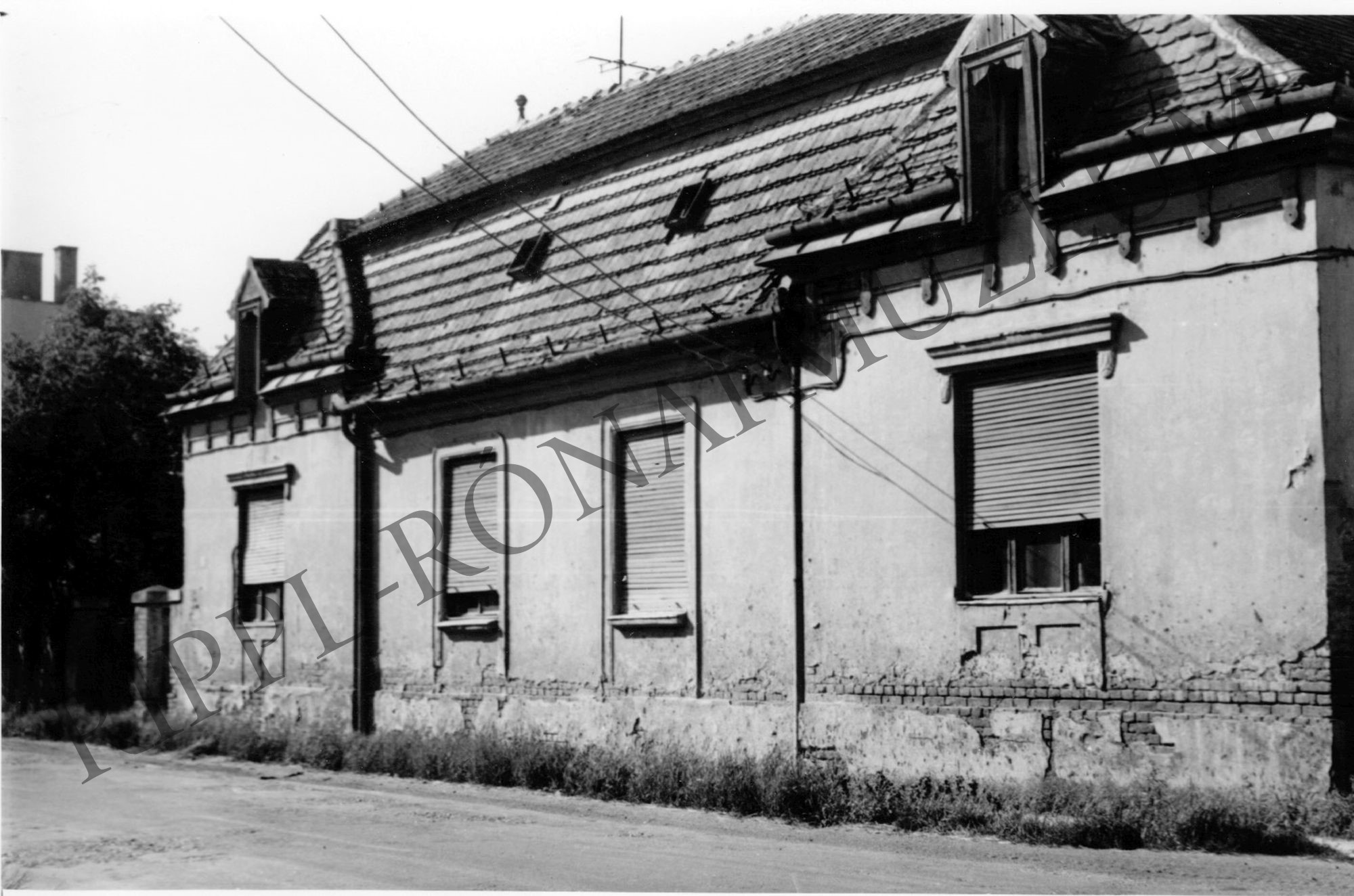 Polgári jellegű ház. Nagyatád, Hunyadi u. 4. (Rippl-Rónai Múzeum CC BY-NC-SA)