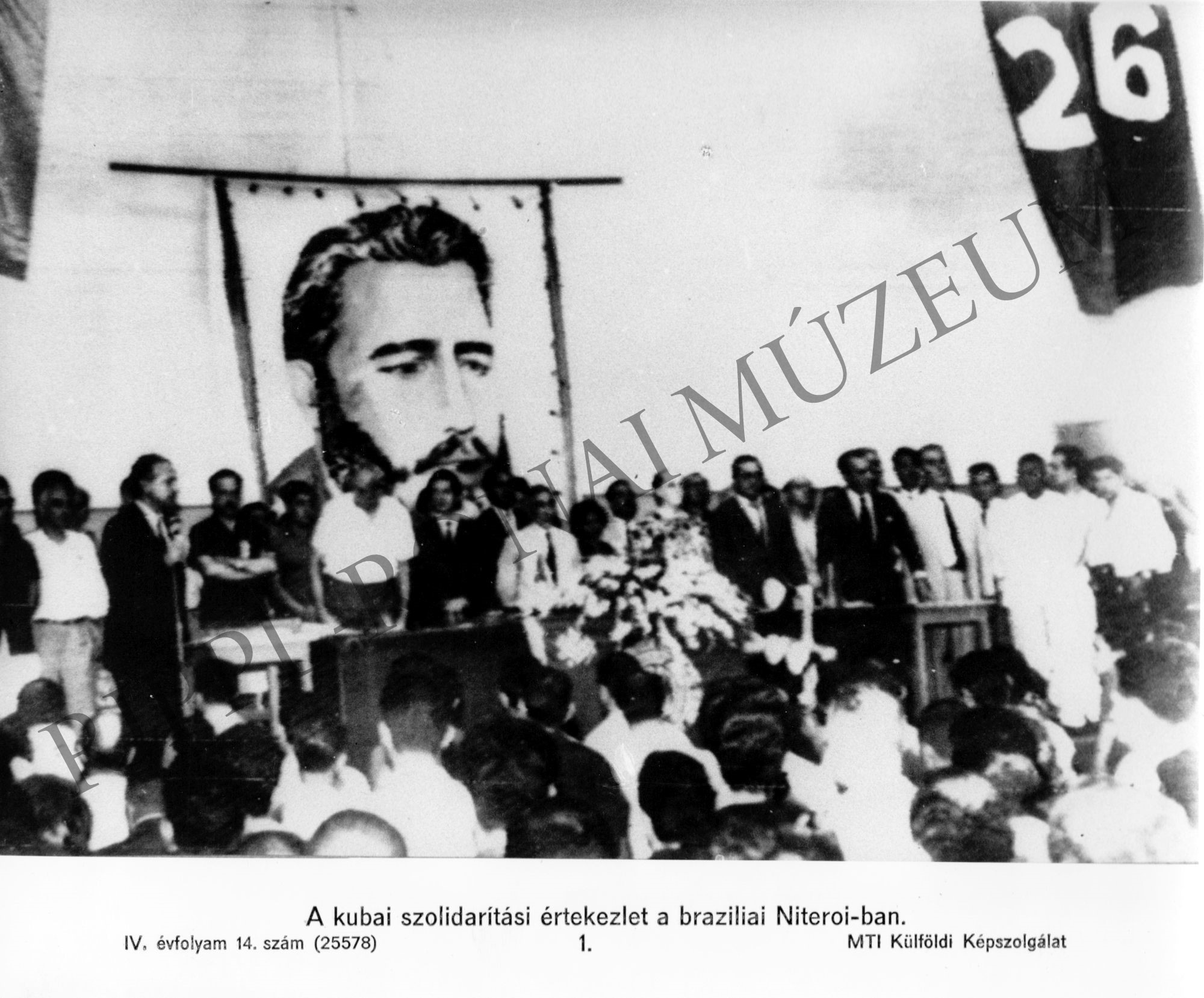 Szolidaritási értekezlet a braziliai Niteroi-ban. (Rippl-Rónai Múzeum CC BY-NC-SA)
