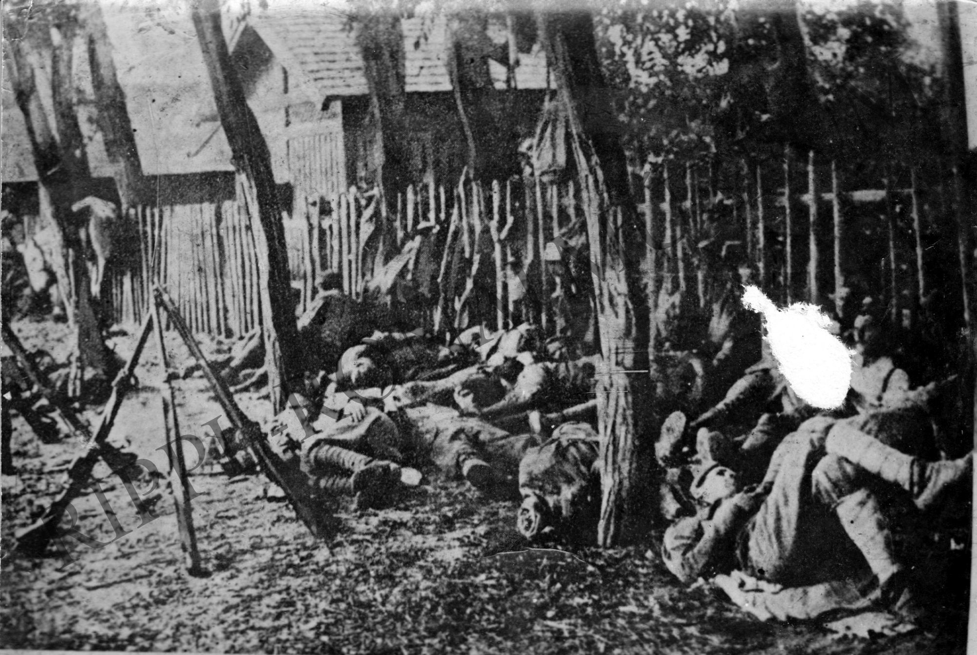 Vörös katonák pihenőben (Rippl-Rónai Múzeum CC BY-NC-SA)