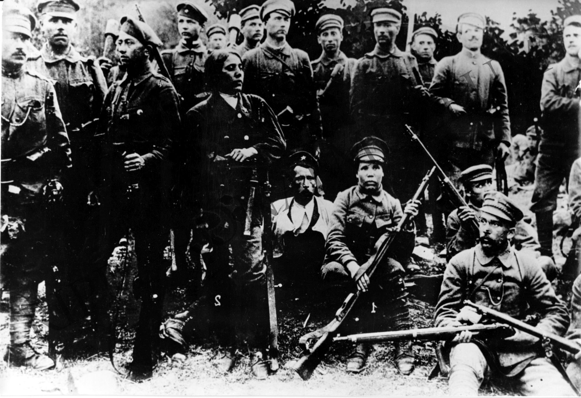 Volt hadifoglyokból alakult nemzetközi brigád (Rippl-Rónai Múzeum CC BY-NC-SA)