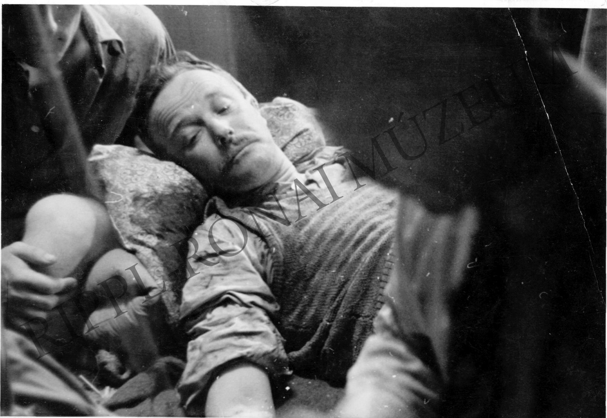 Ziereis SS Standartenführer lágerparancsnok a halálos ágyon (Rippl-Rónai Múzeum CC BY-NC-SA)