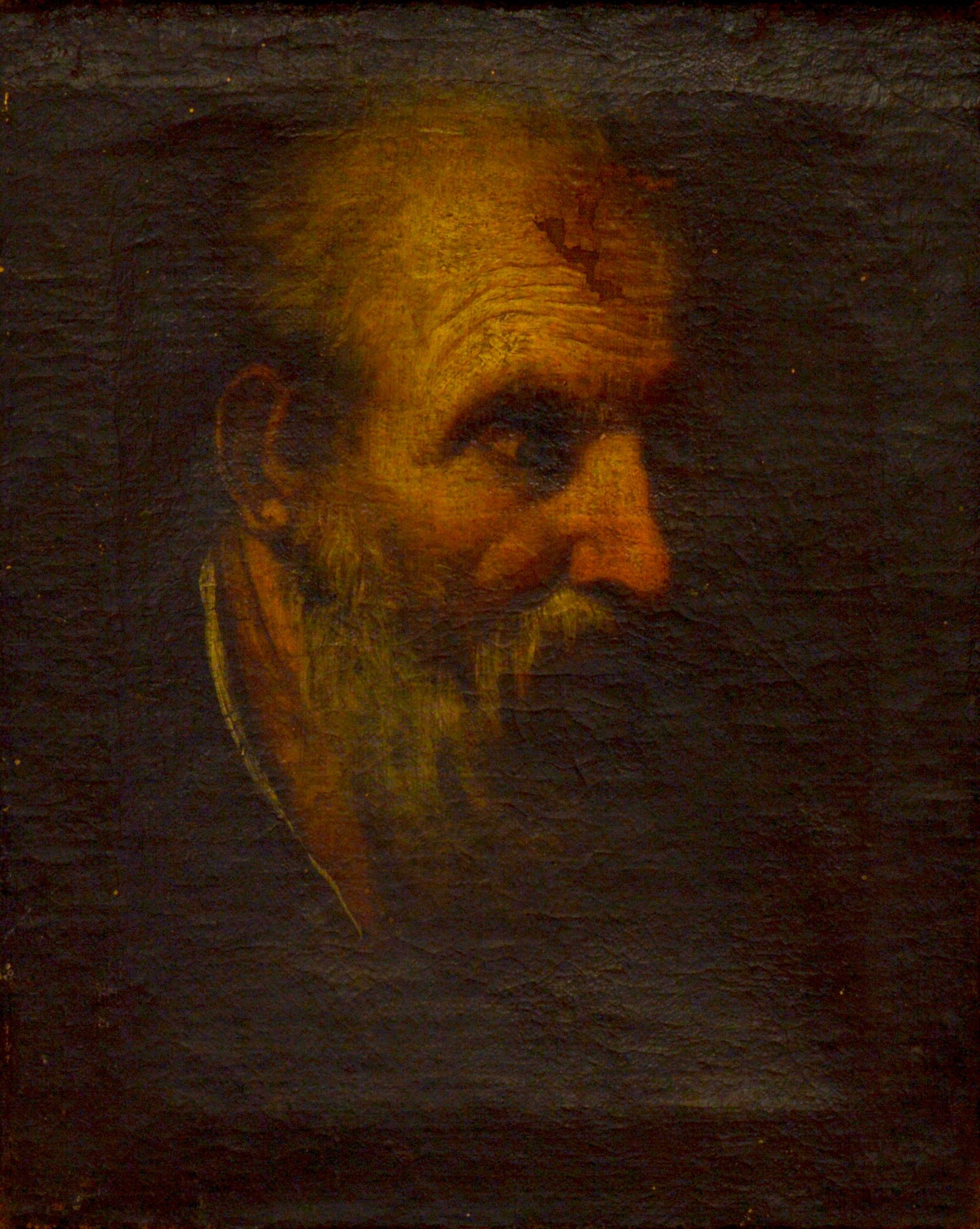 Öreg férfifej (Rippl-Rónai Múzeum CC BY-NC-SA)