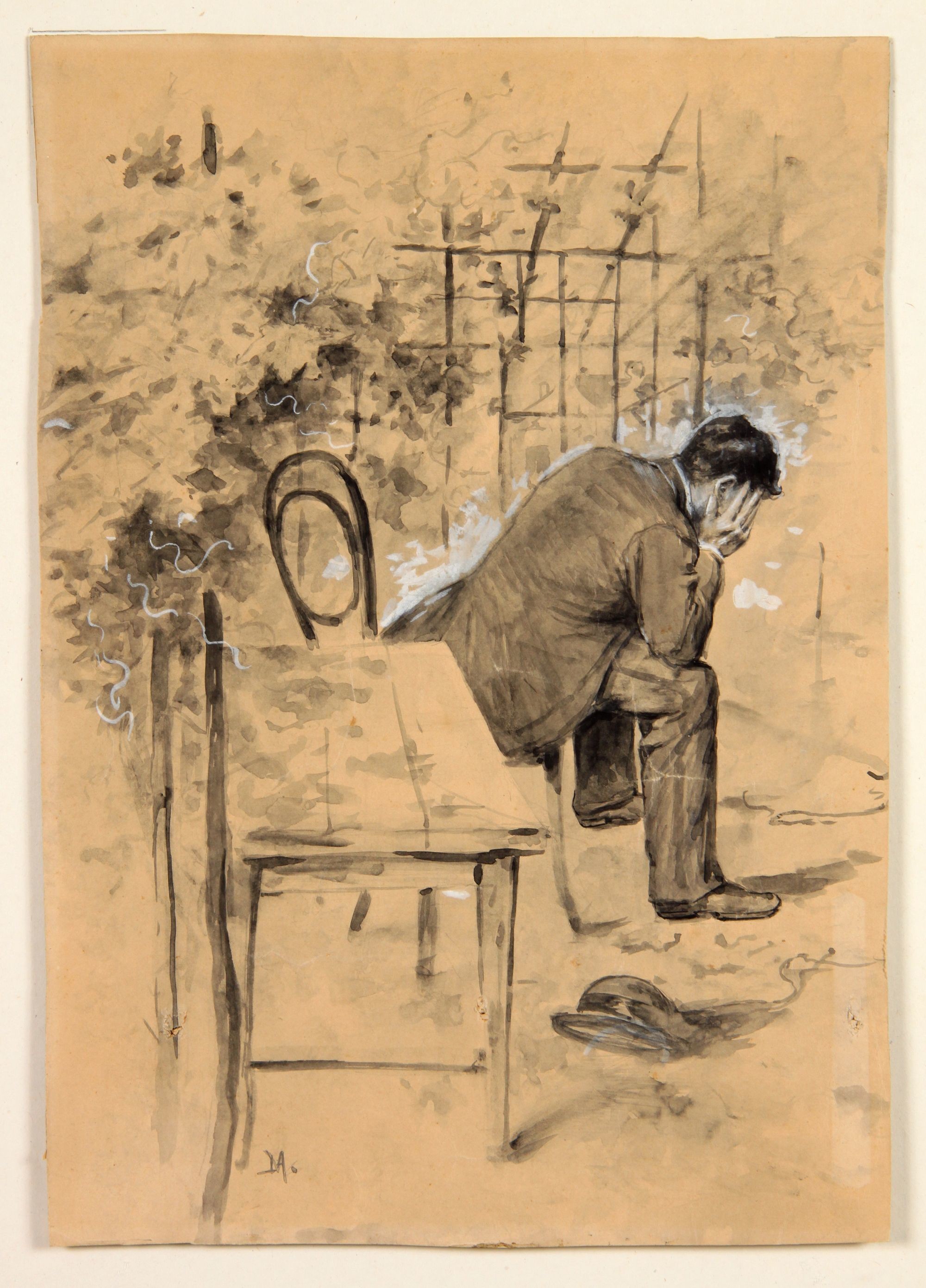 Ülő férfi (Rippl-Rónai Múzeum CC BY-NC-SA)