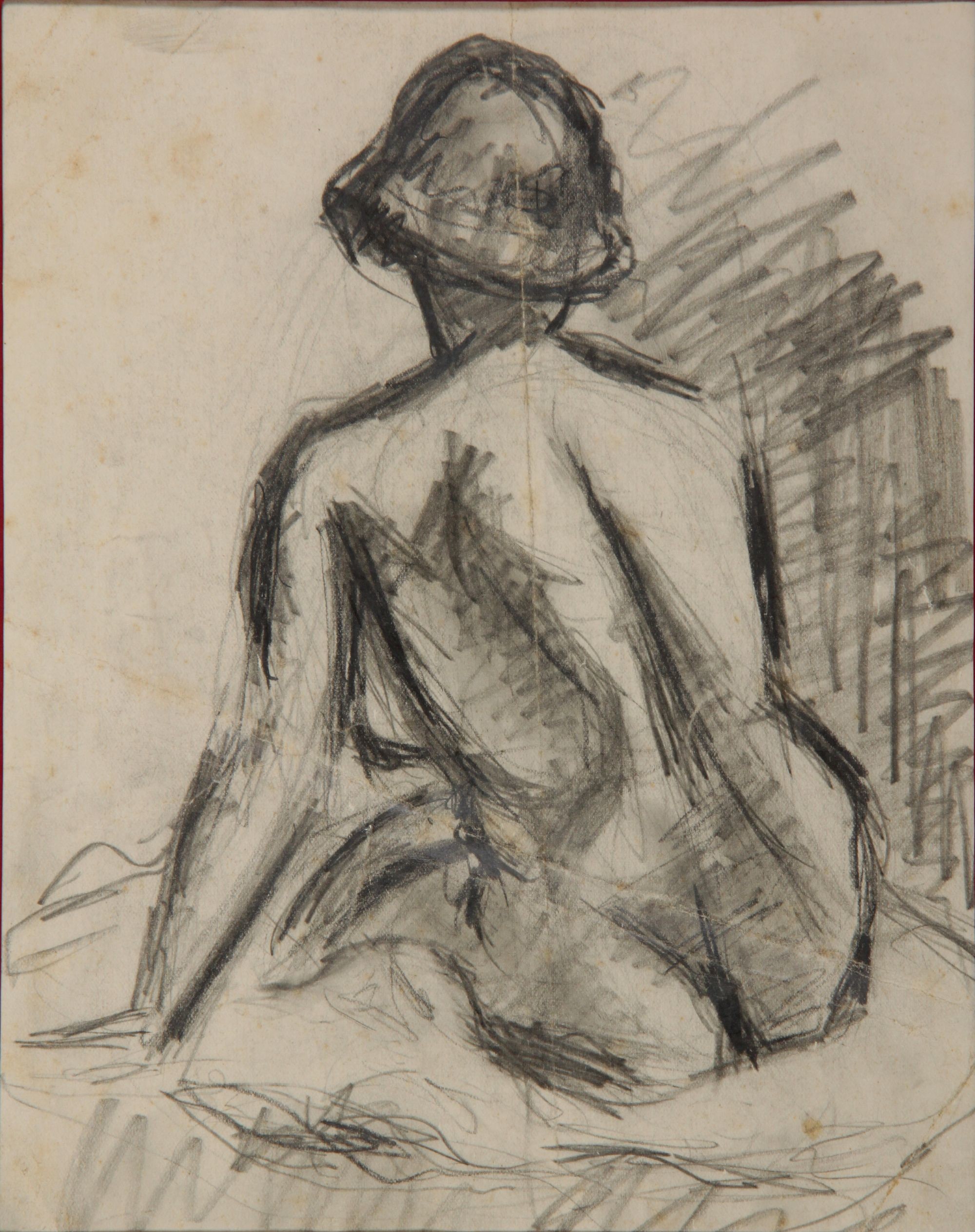 Ülő nő hátaktja (Rippl-Rónai Múzeum CC BY-NC-SA)
