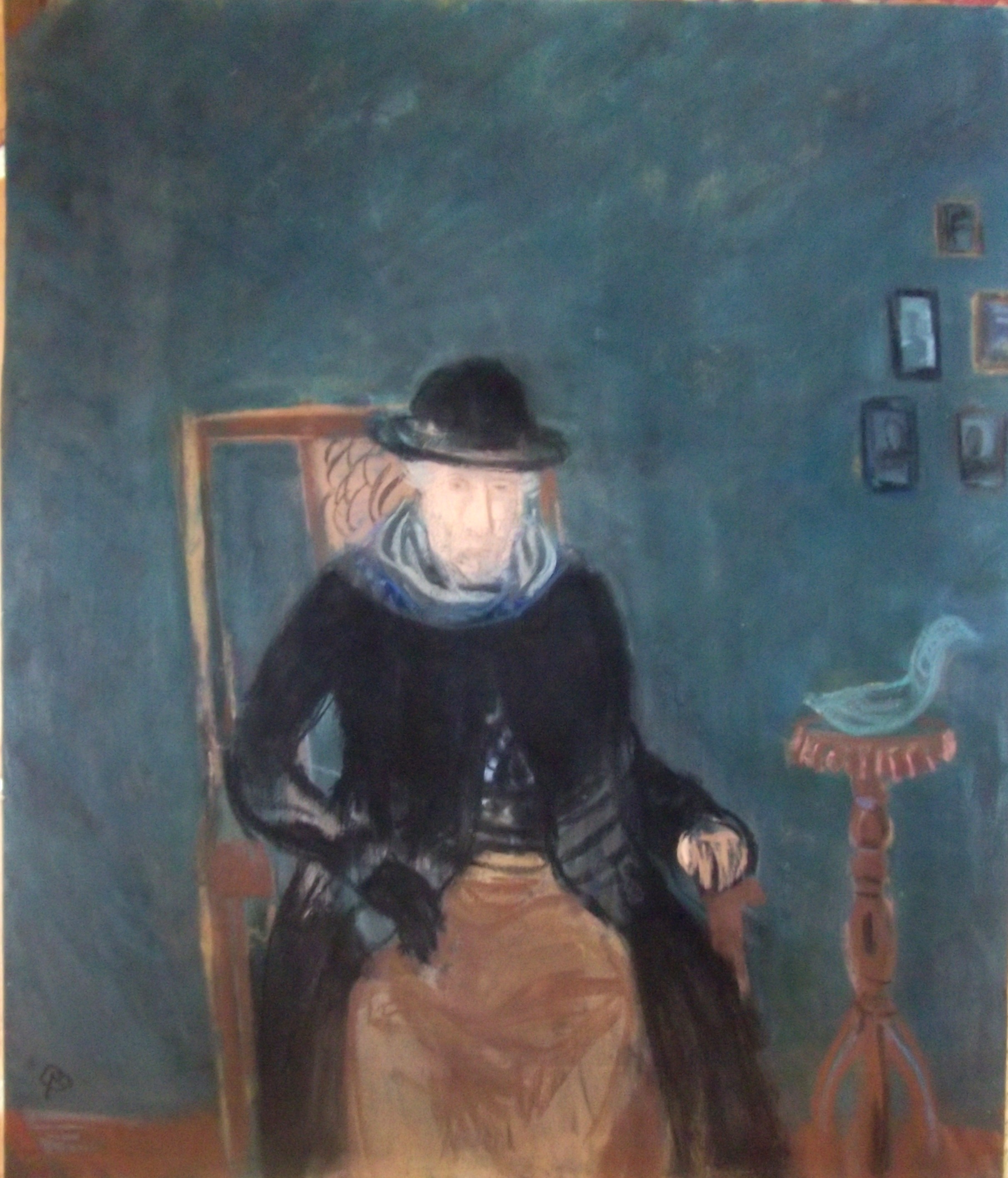 Ülő öregasszony (Rippl-Rónai Múzeum CC BY-NC-ND)