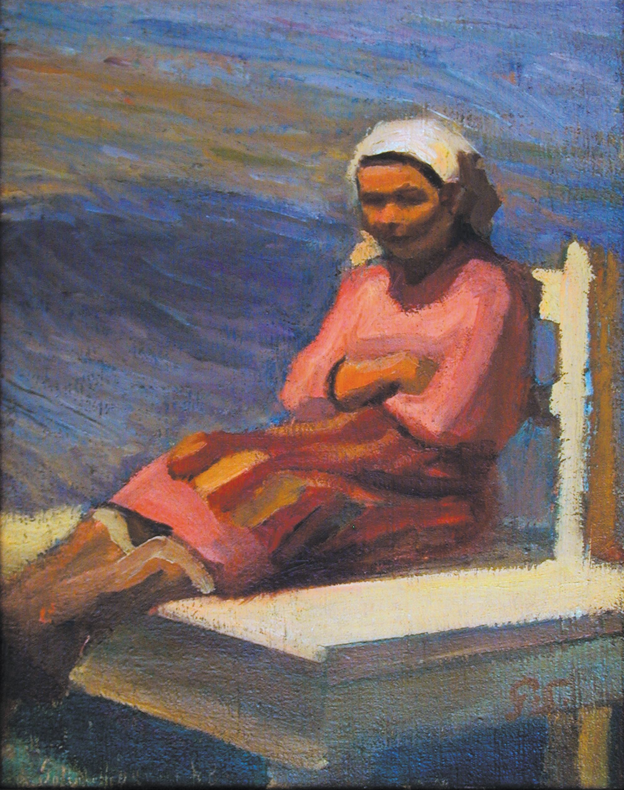 Ülő parasztasszony (Rippl-Rónai Múzeum CC BY-NC-SA)