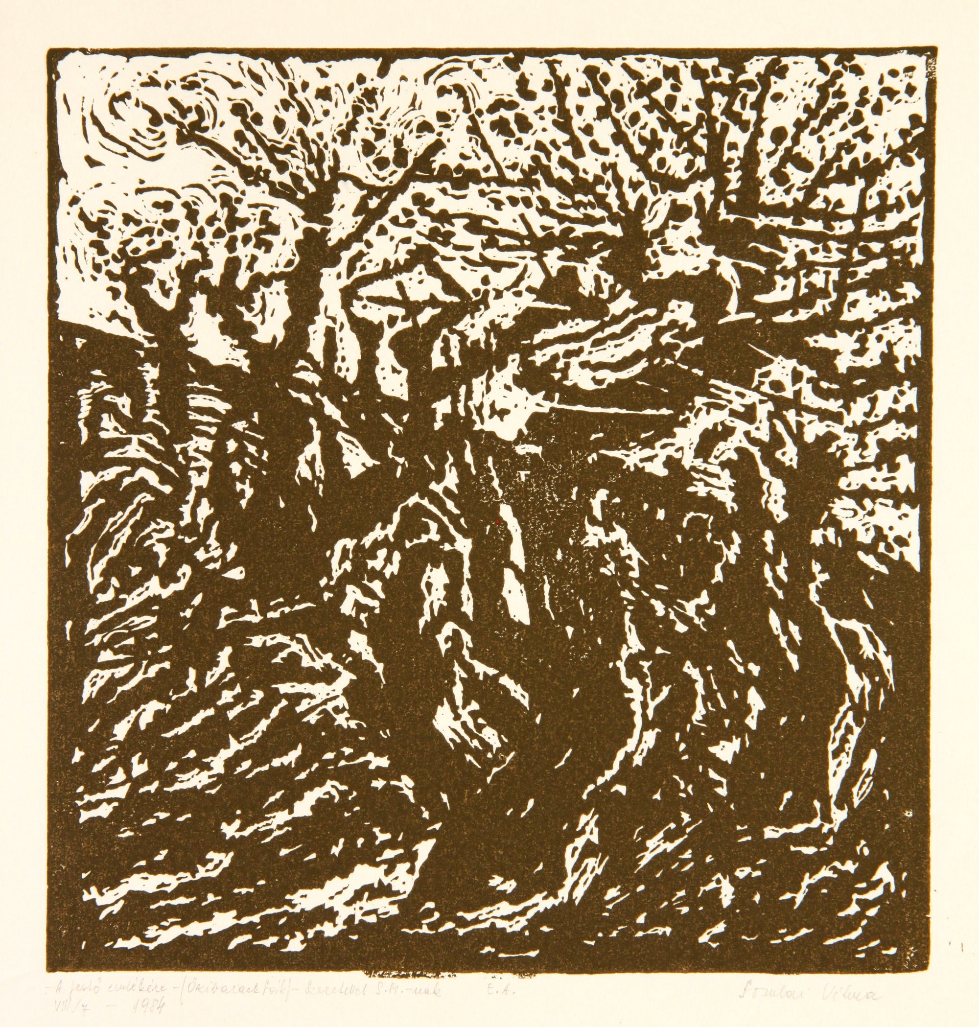 A festő emlékére-Őszibarack fák-Szeretettel S.M-nek (Rippl-Rónai Múzeum CC BY-NC-SA)