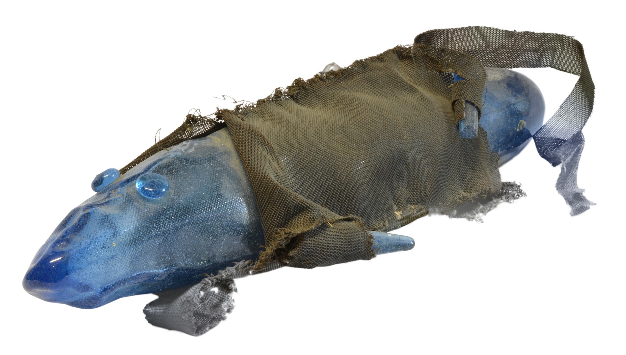 "A jövő halai" I. üvegplasztika (Rippl-Rónai Múzeum CC BY-NC-SA)
