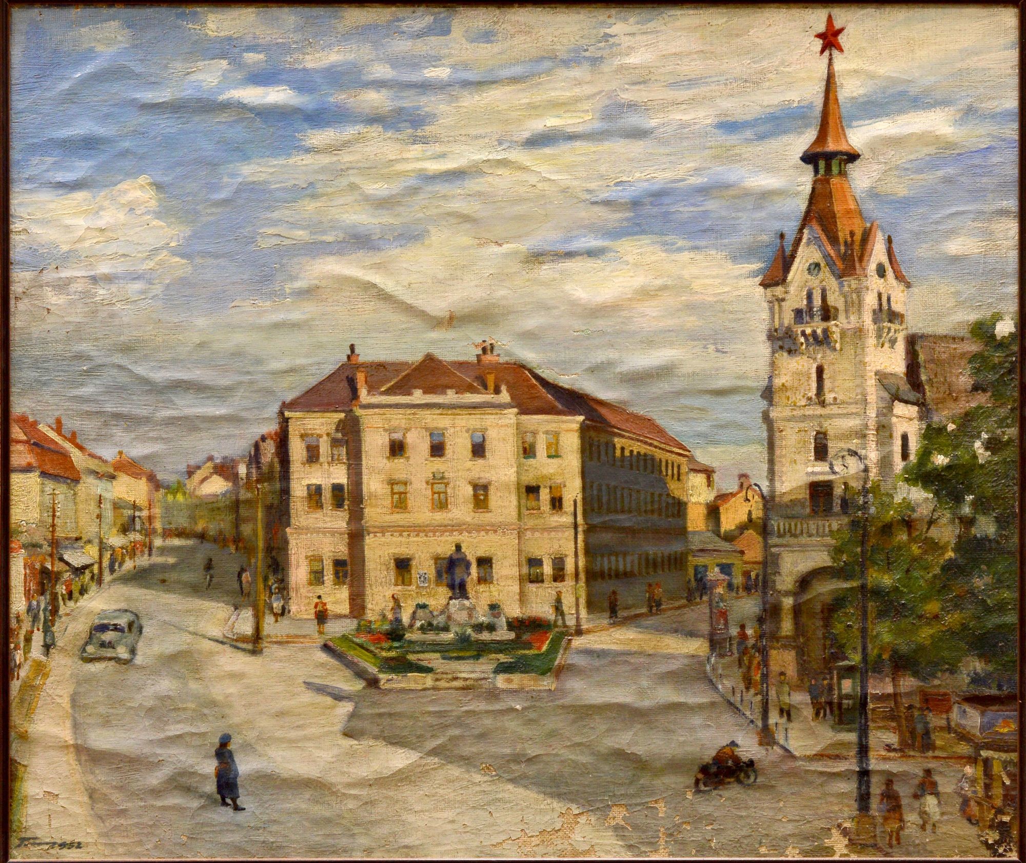 A kaposvári Kossuth tér (Rippl-Rónai Múzeum CC BY-NC-ND)