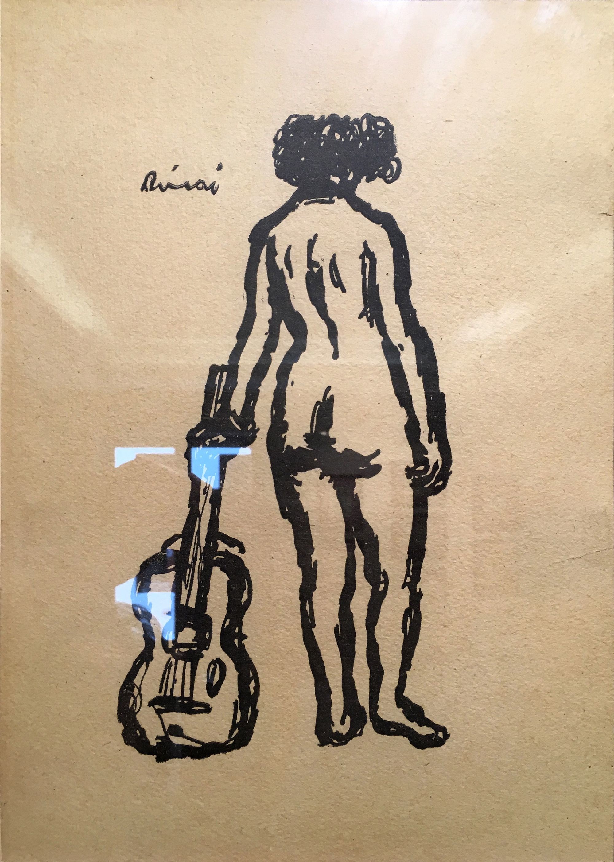 Akt gitárral (Rippl-Rónai Múzeum CC BY-NC-ND)