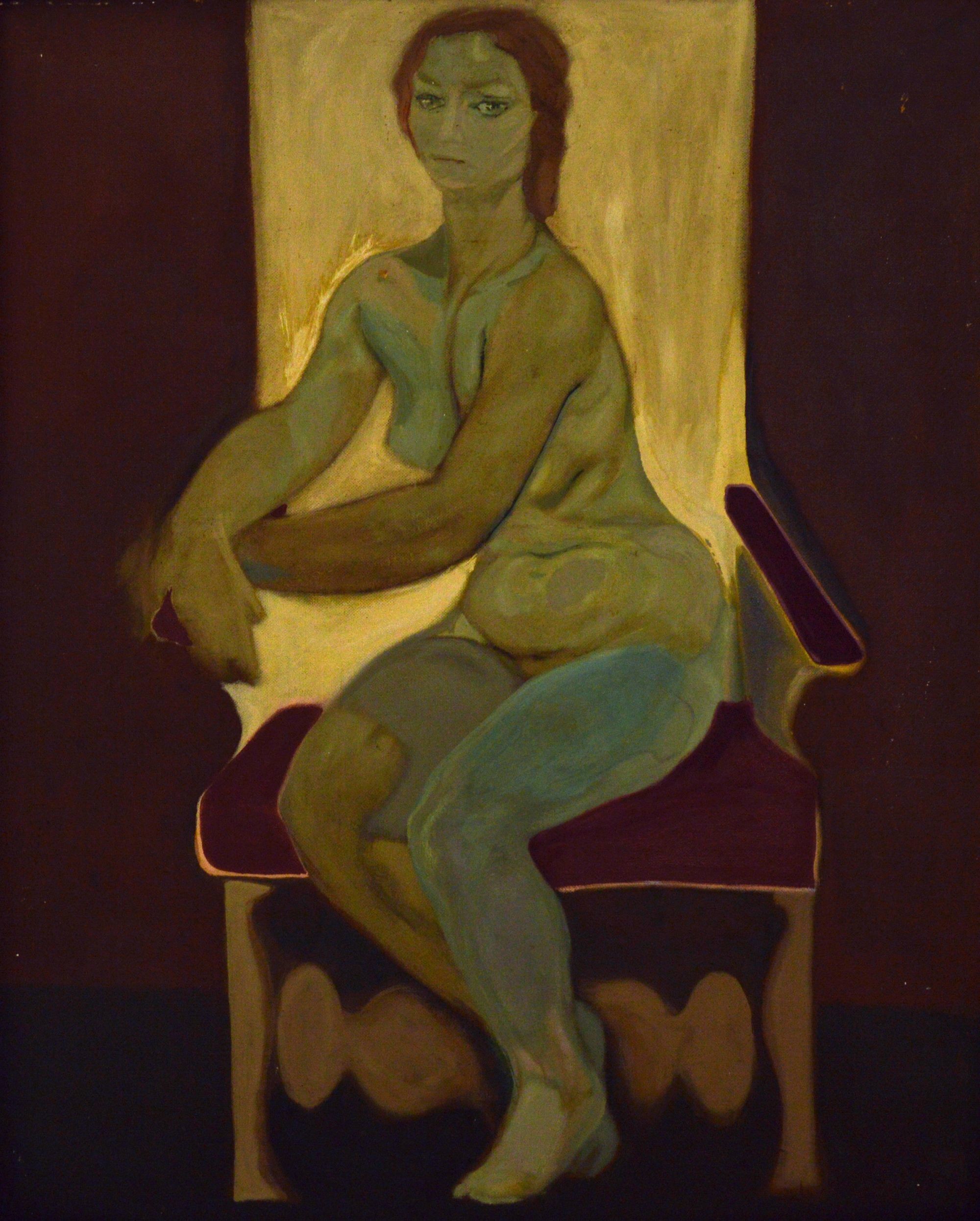 Akt karosszékben (Ülő nő) (Rippl-Rónai Múzeum CC BY-NC-ND)