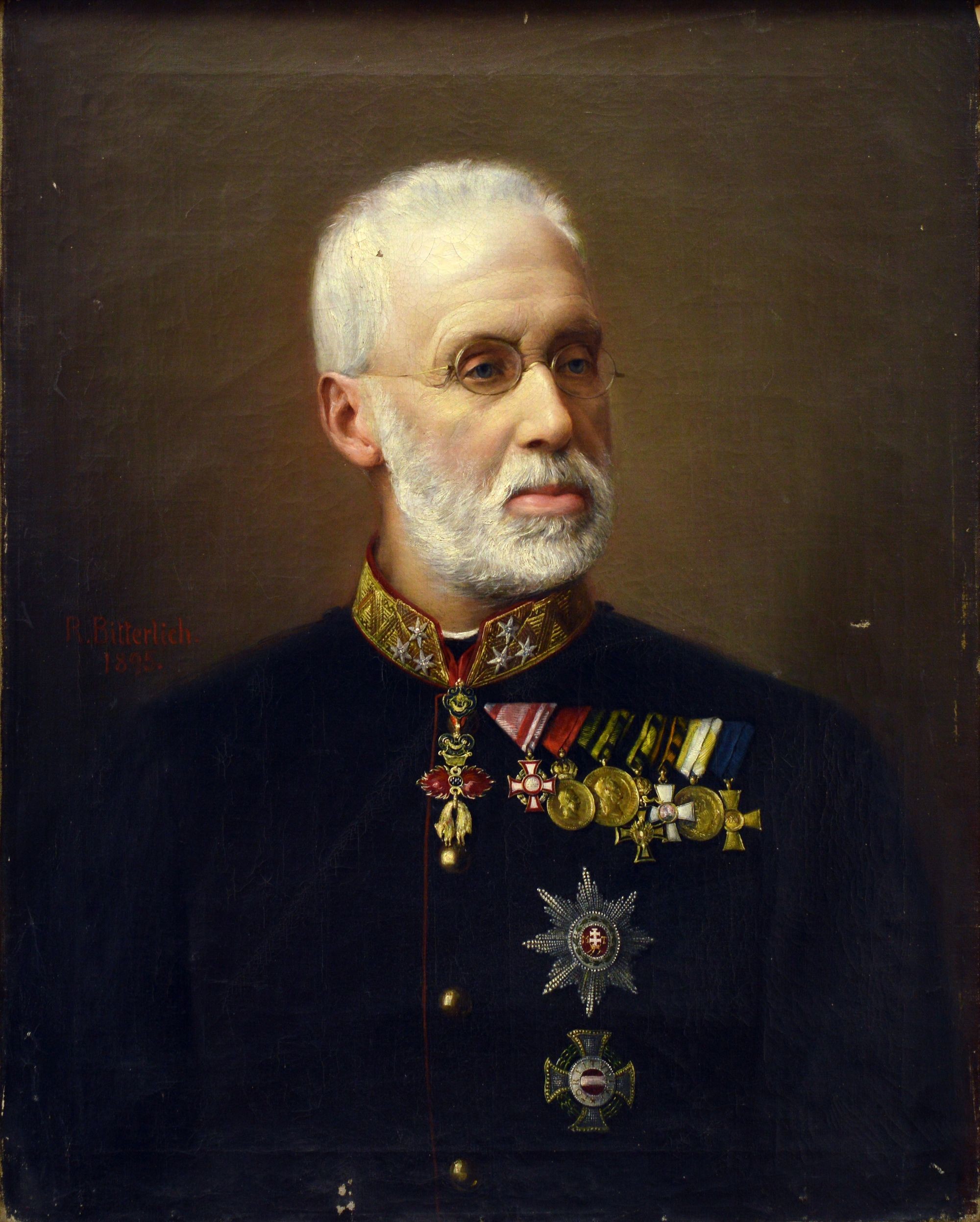 Albrecht főhadnagy mellképe (Rippl-Rónai Múzeum CC BY-NC-ND)