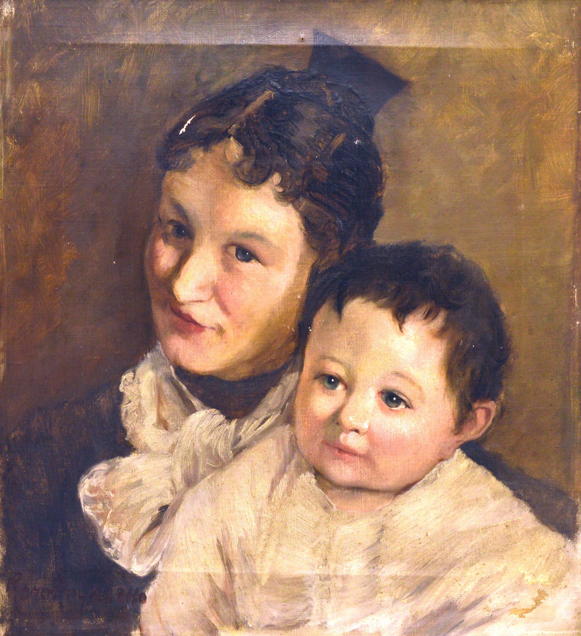 Anya és gyermeke (Rippl-Rónai Múzeum CC BY-NC-ND)