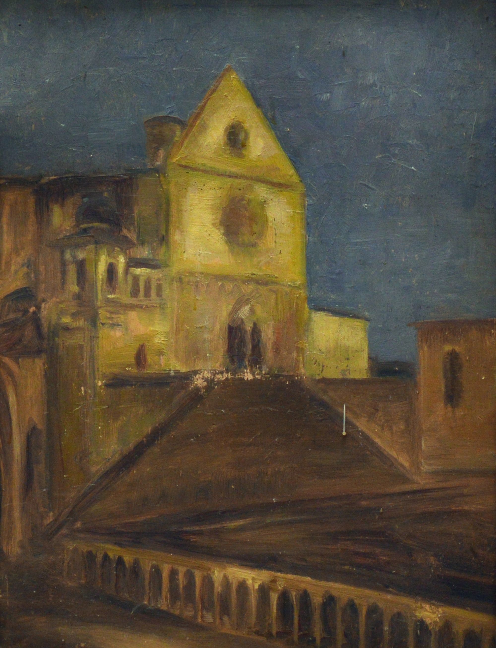 Assisi éjjel (Rippl-Rónai Múzeum CC BY-NC-ND)