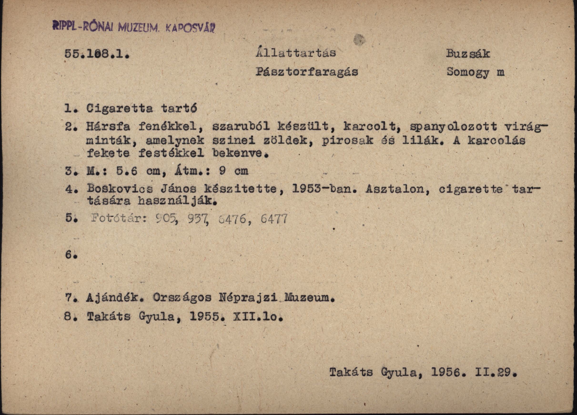 Cigarettatartó (Rippl-Rónai Múzeum CC BY-NC-ND)