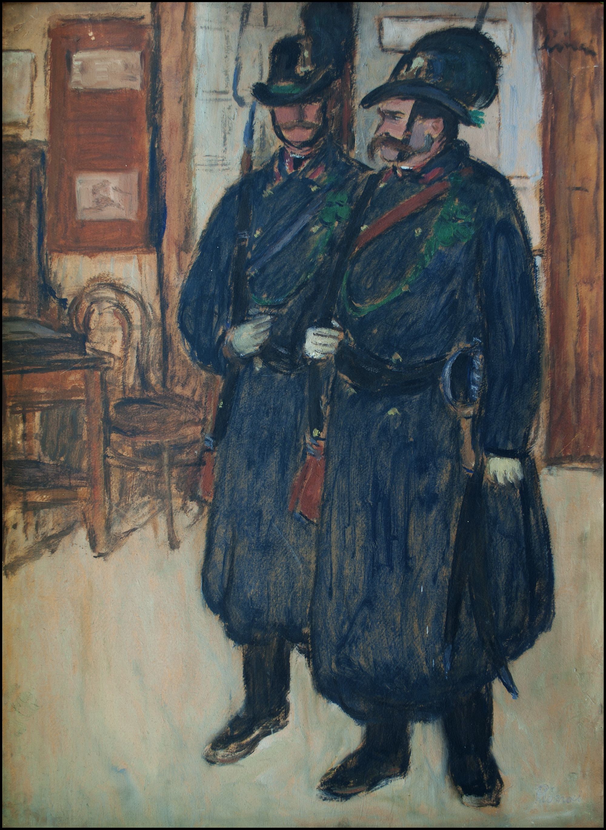 Csendőrök (Rippl-Rónai Múzeum CC BY-NC-SA)